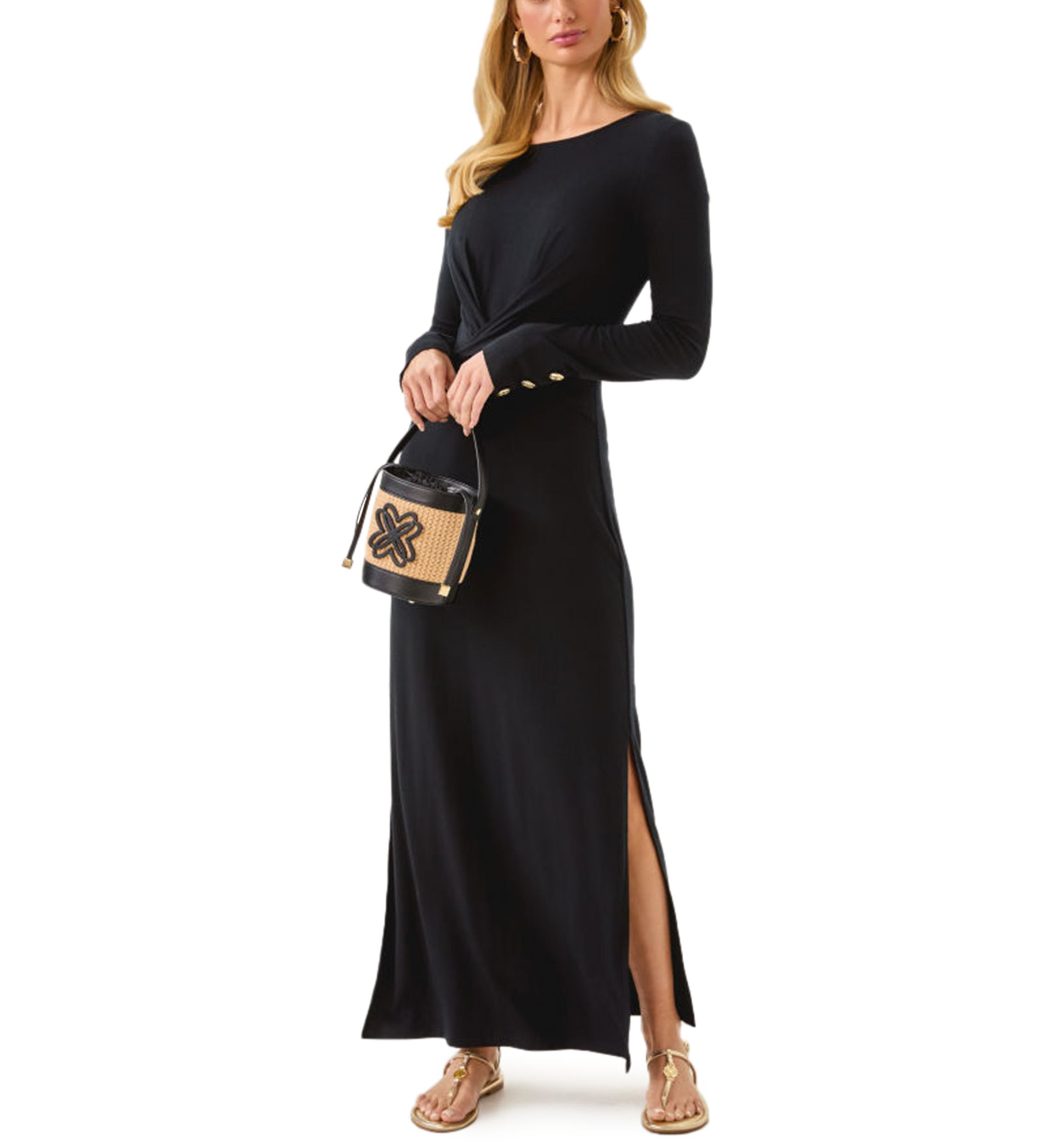 Womens Alessani Knit Maxi Dress