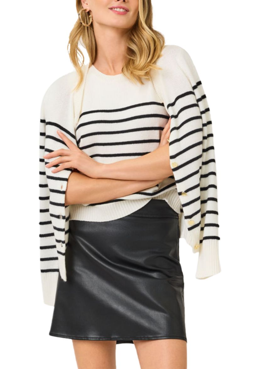 Womens Sarissa Coated Denim Mini Skirt