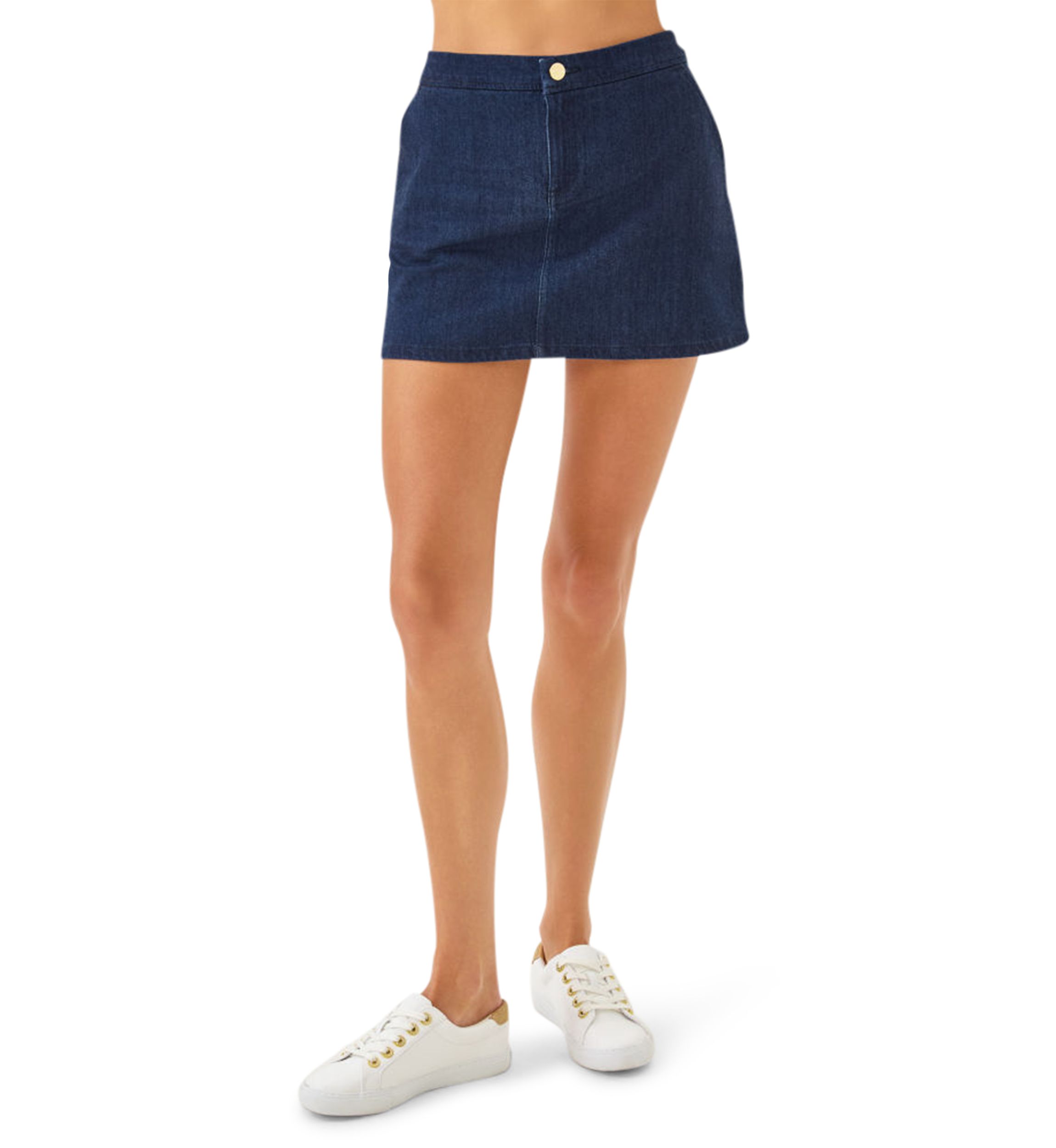 Womens Colette Denim Skirt 
