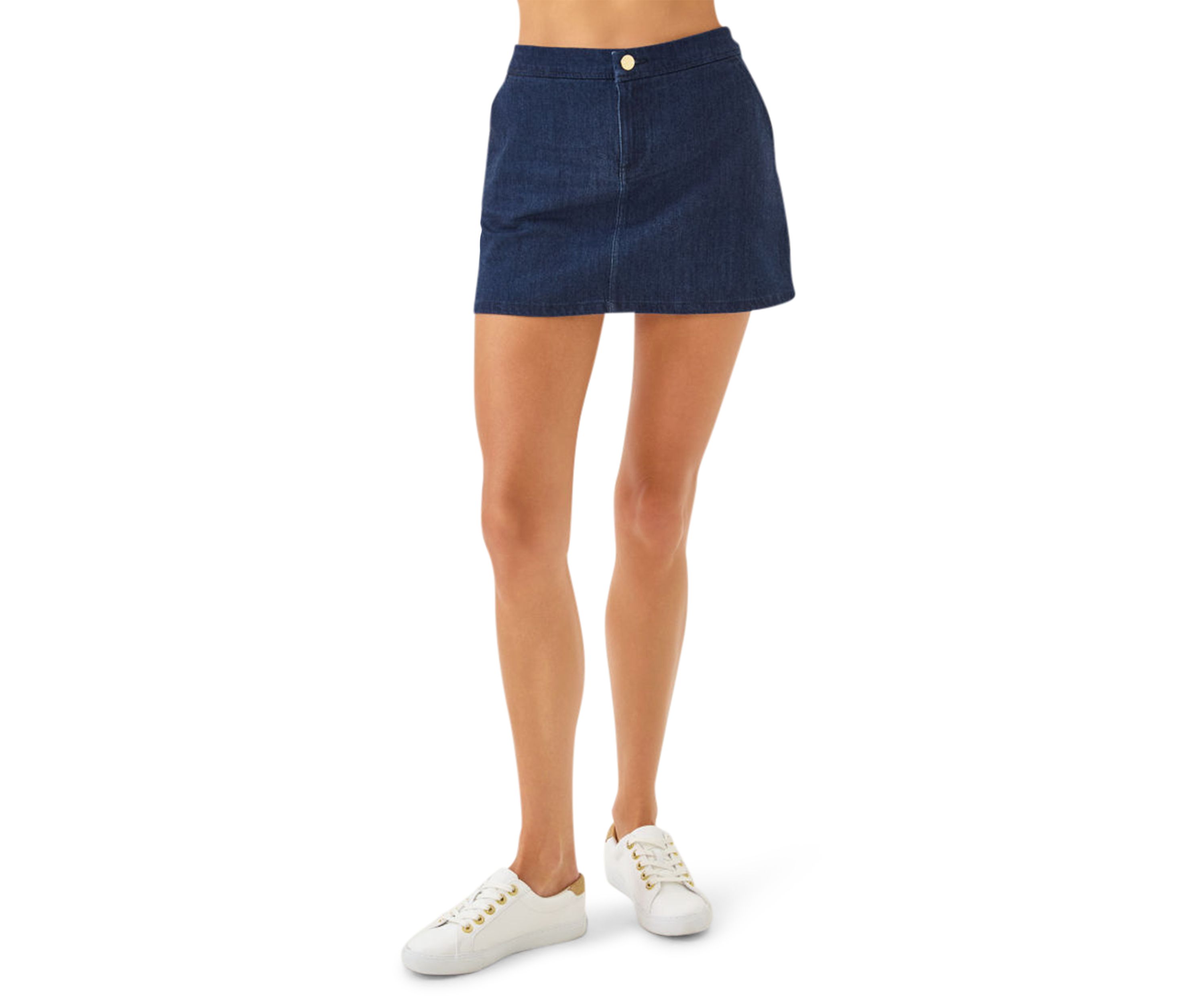 Womens Colette Denim Skirt 