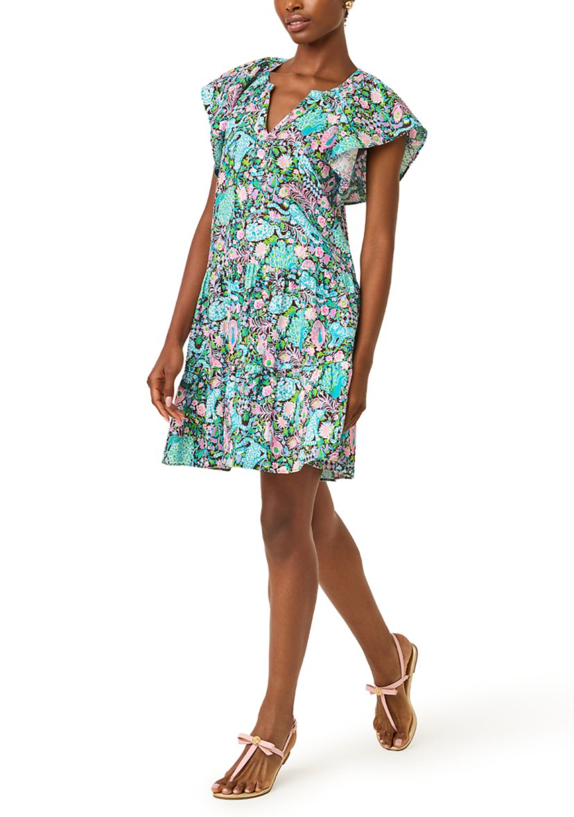 lilly pulitzer linen dress LILLY PULITZER Millicent linen maxi dress, size 00 (oversized) – Verve  Fashion Inc main image 1