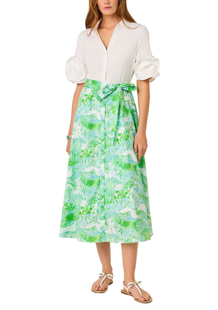 lilly pulitzer sona midi dress Sonaire Midi Shirtdress | Starlight Navy