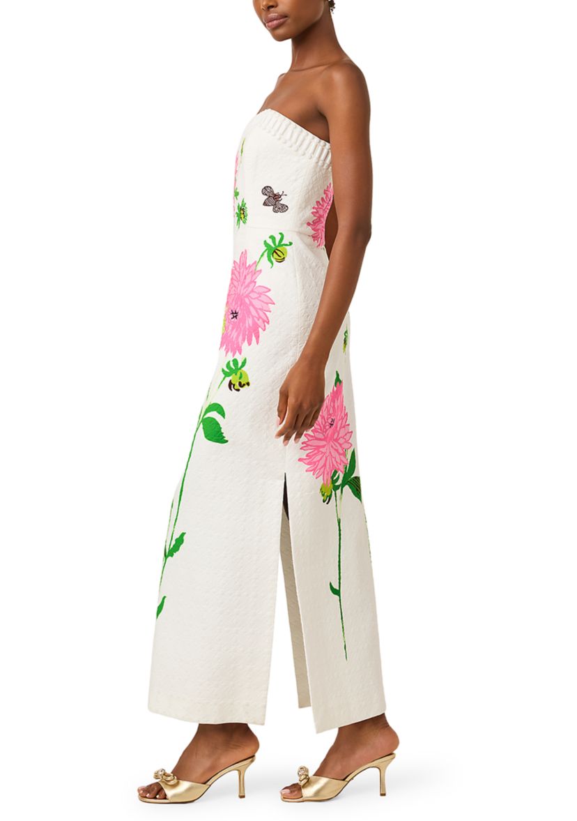 lilly pulitzer strapless maxi dress Lilly Pulitzer Marlisa Strapless Maxi Dress In Multi Peel And Eat