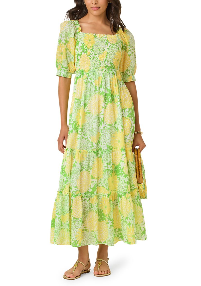 lilly pulitzer hadley smocked maxi dress Lilly Pulitzer® Women's Hadley Smocked Maxi Dress