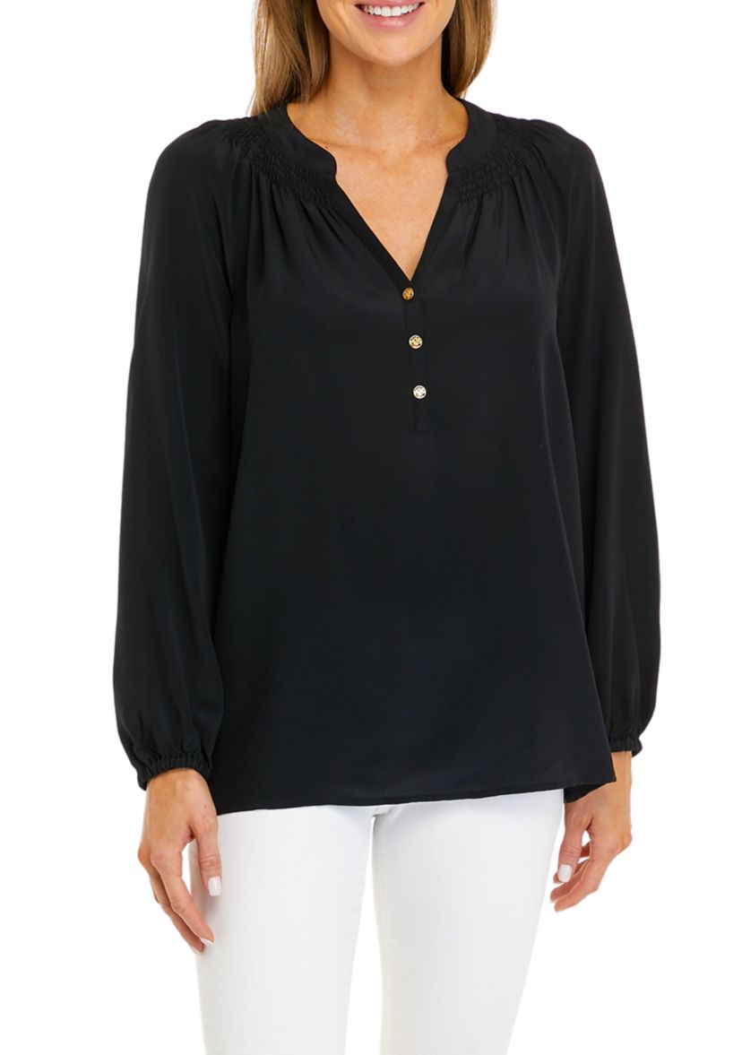Womens Black Elsa Top