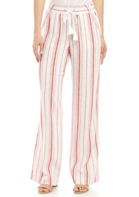 Jolt Tassle Linen Sailor Palazzo Pants | belk