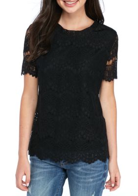 belk lace tops