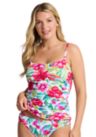 Island Cays Fiesta Reversible Tankini Swim Top 