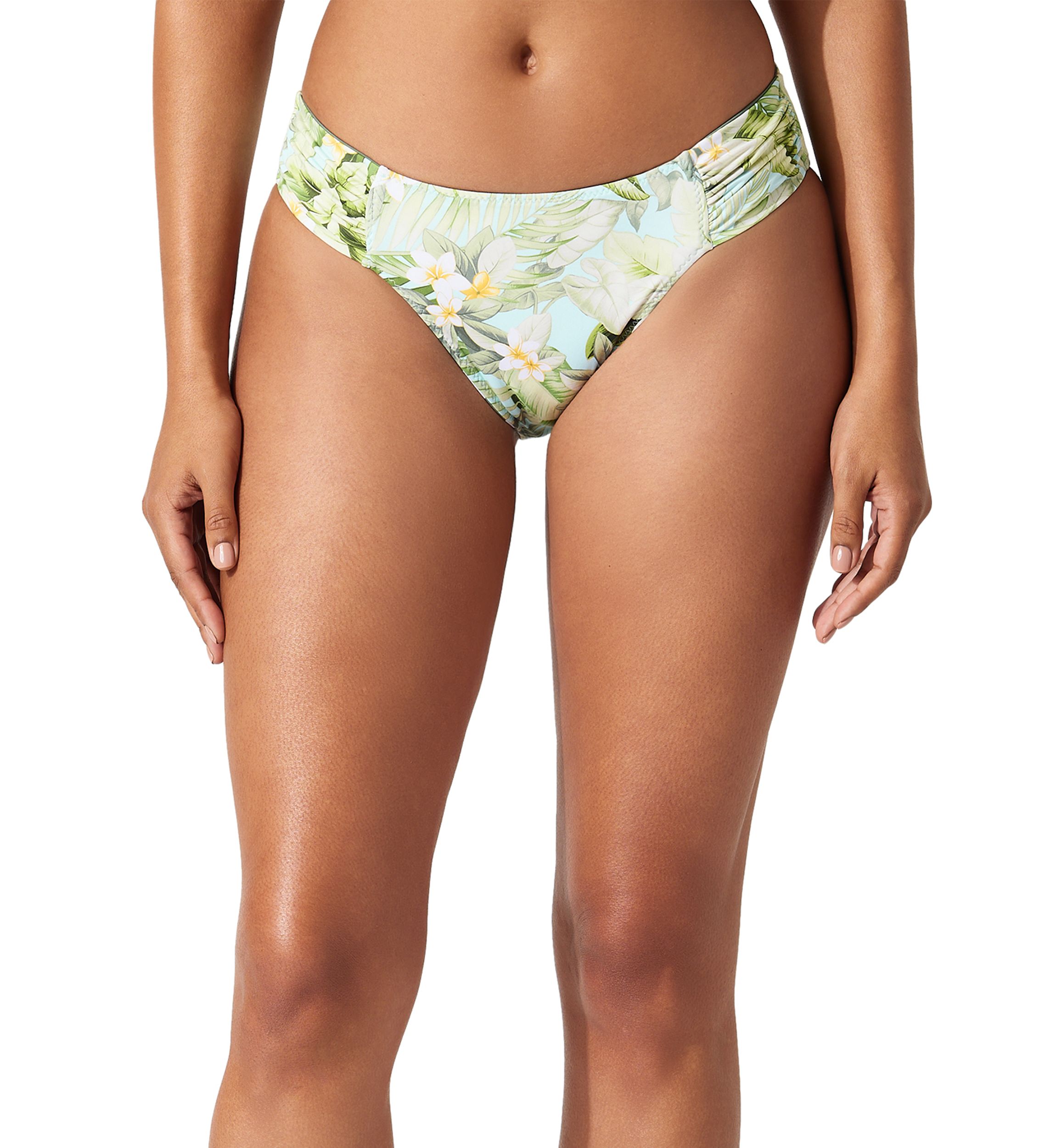 Paradise Fronds Reversible Hipster Swim Bottoms 