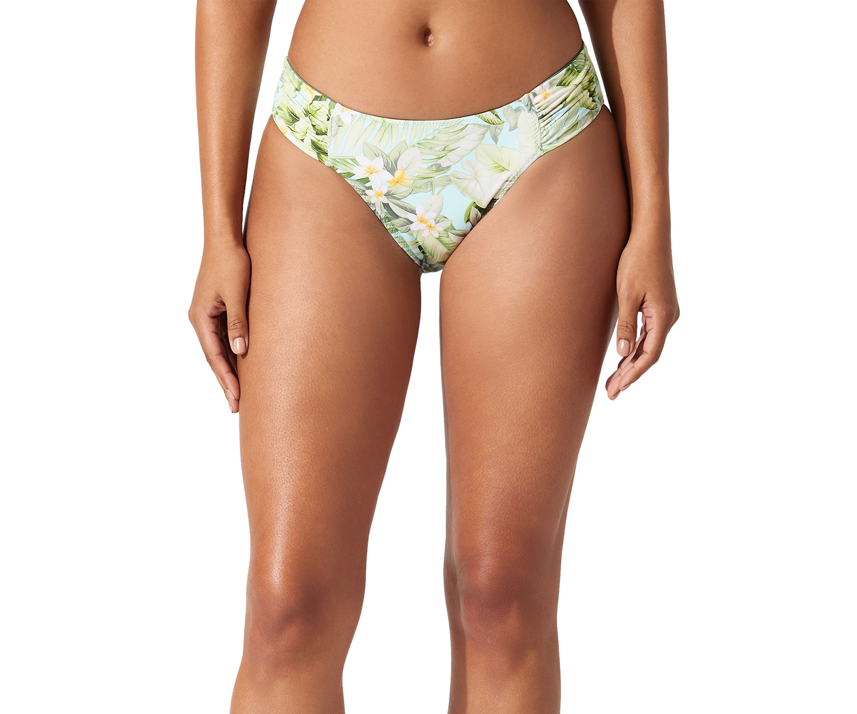 Paradise Fronds Reversible Hipster Swim Bottoms 