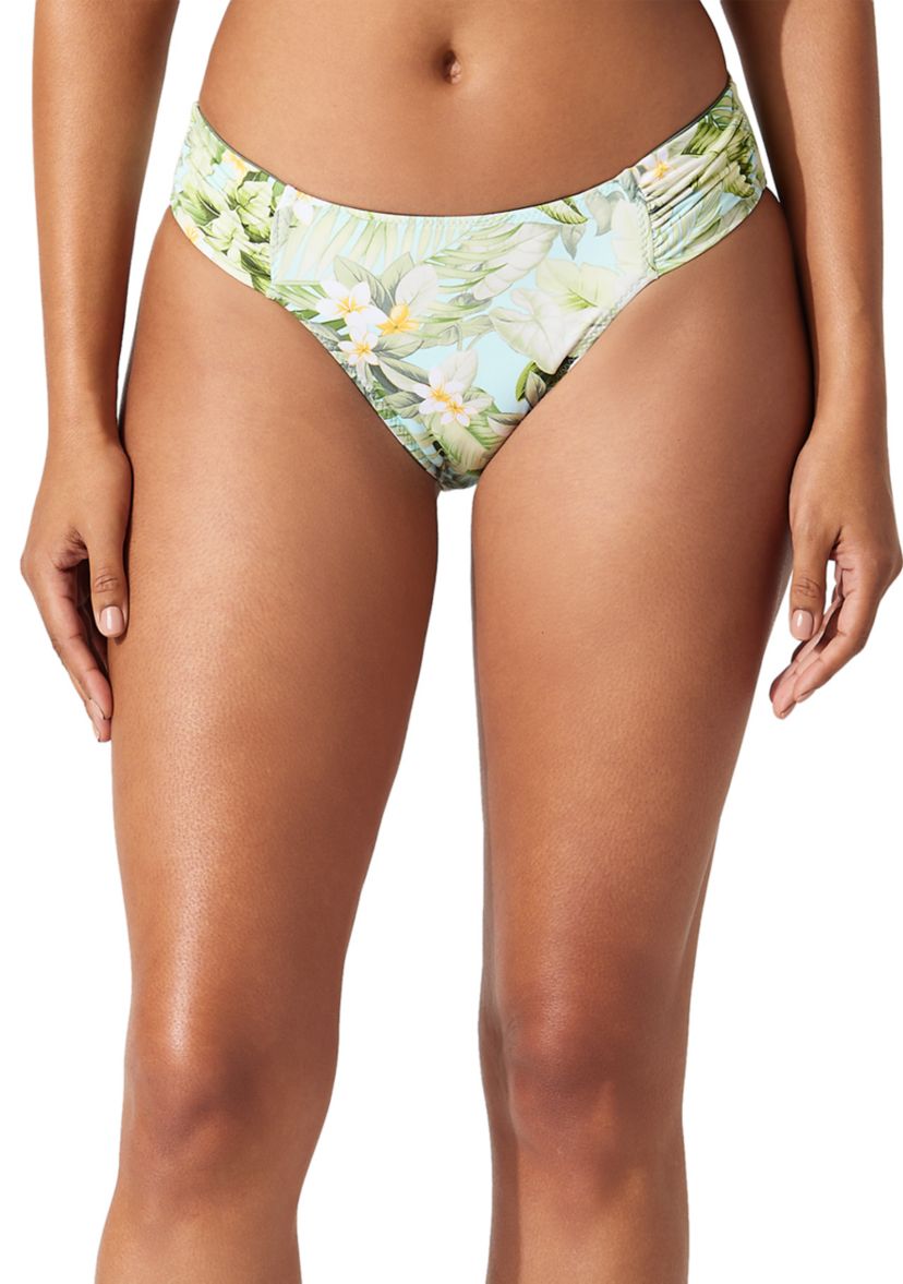 Paradise Fronds Reversible Hipster Swim Bottoms 