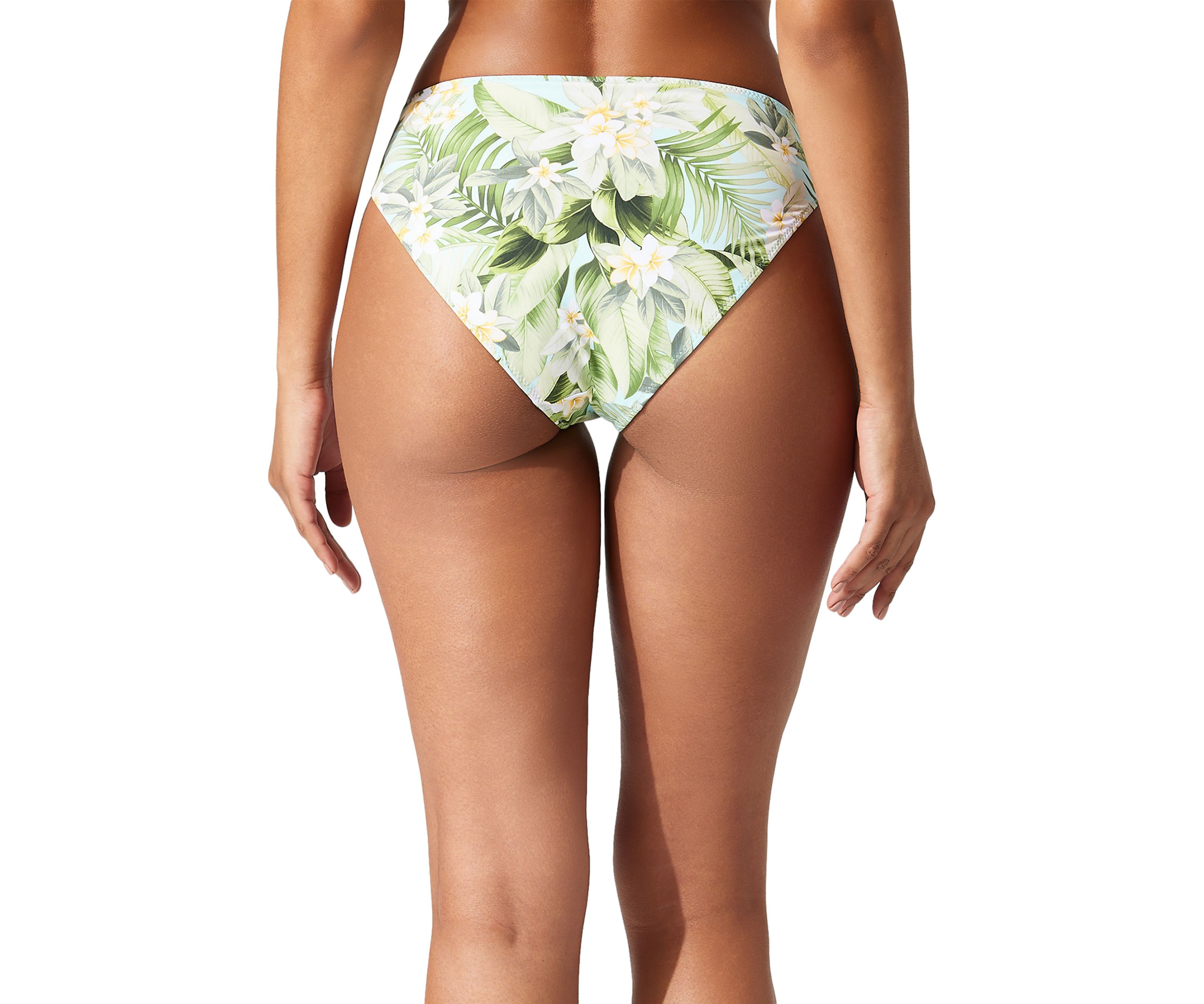 Paradise Fronds Reversible Hipster Swim Bottoms 