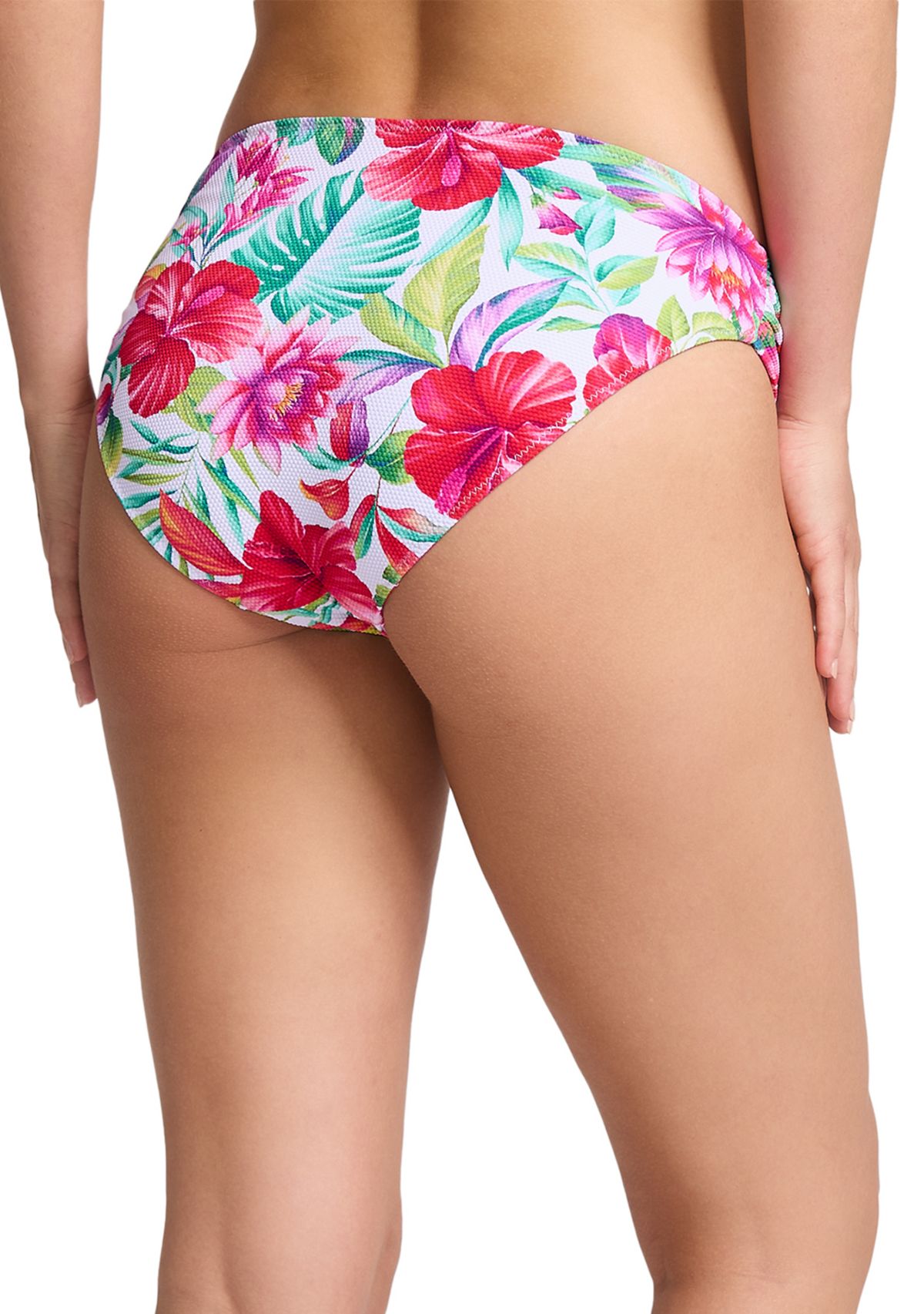 Island Cays Fiesta Reversible Side Shirred Swim Hipster 
