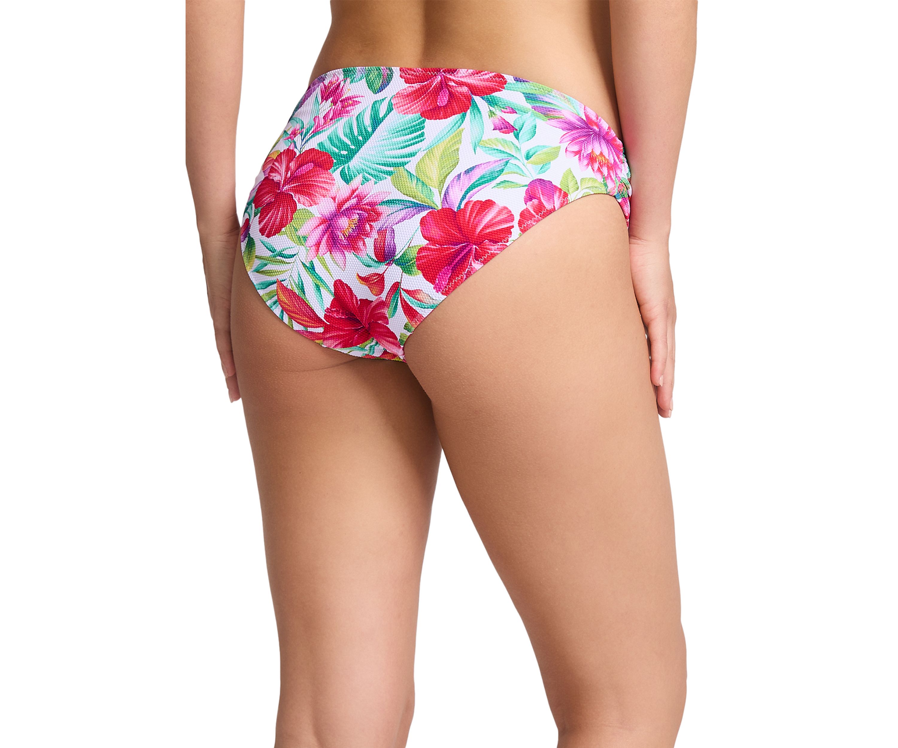 Island Cays Fiesta Reversible Side Shirred Swim Hipster 