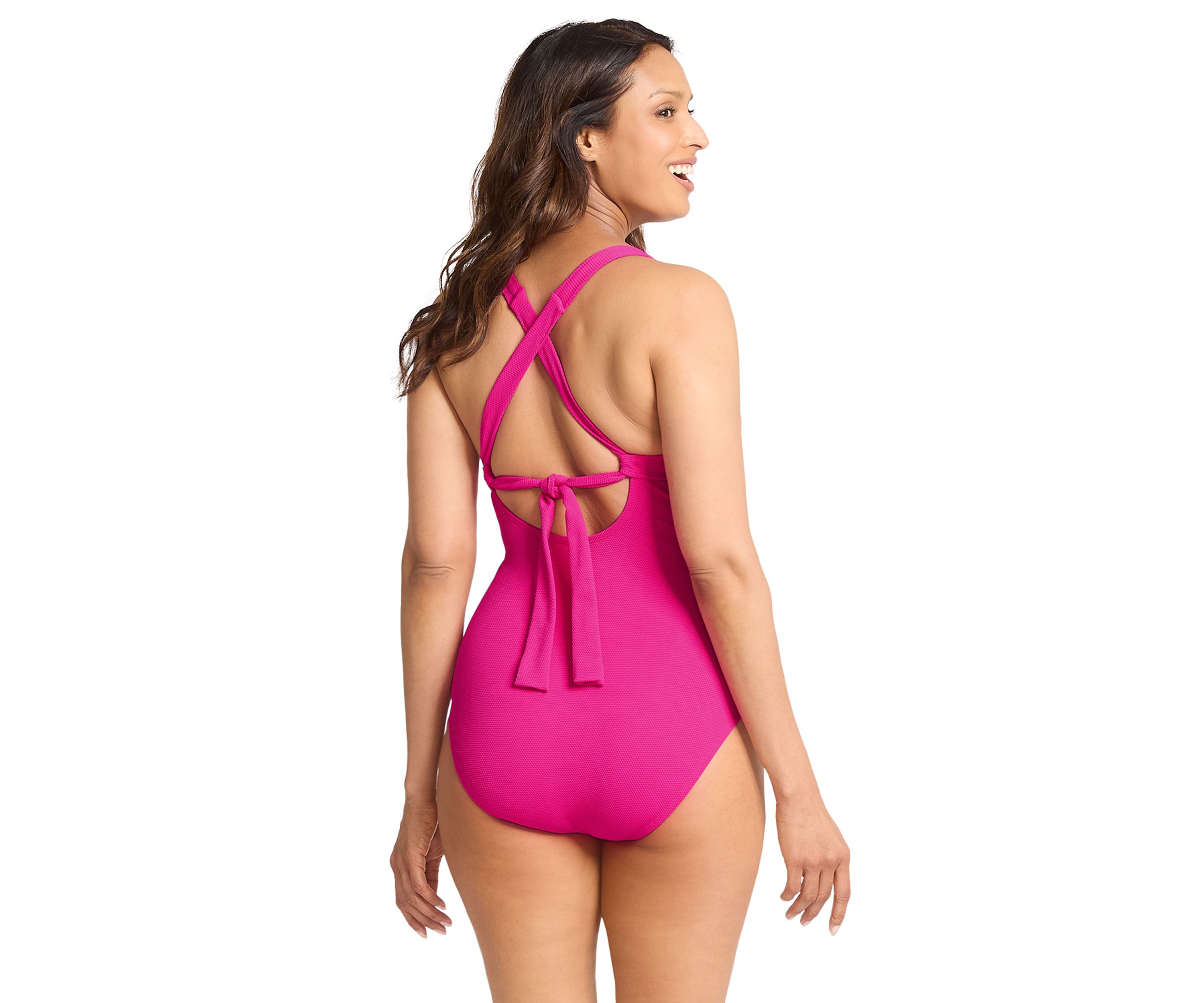 Island Cays V-Neck One Piece Swimsuit 
