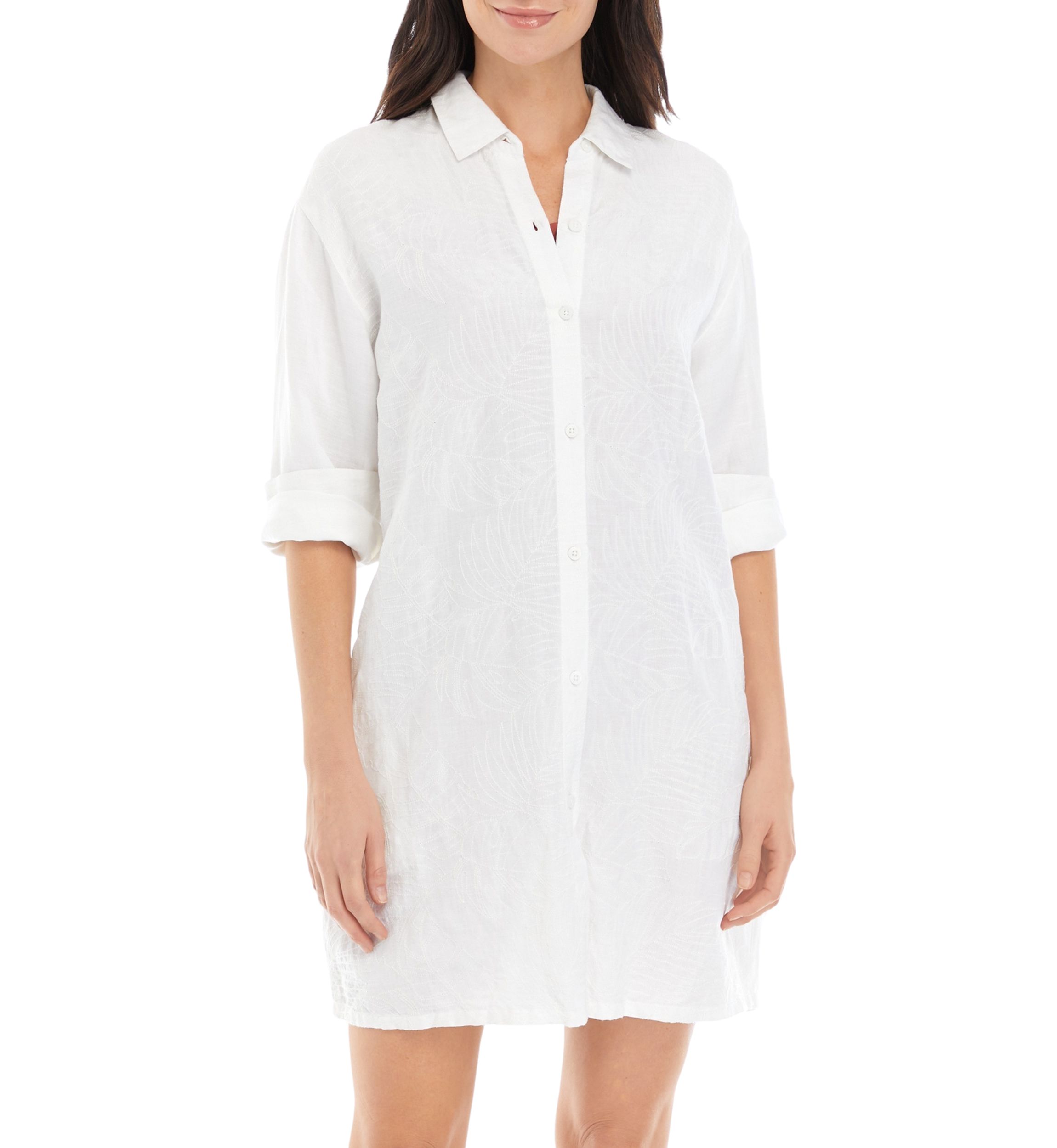 Boyfriend Shirt Swim Cover Up 