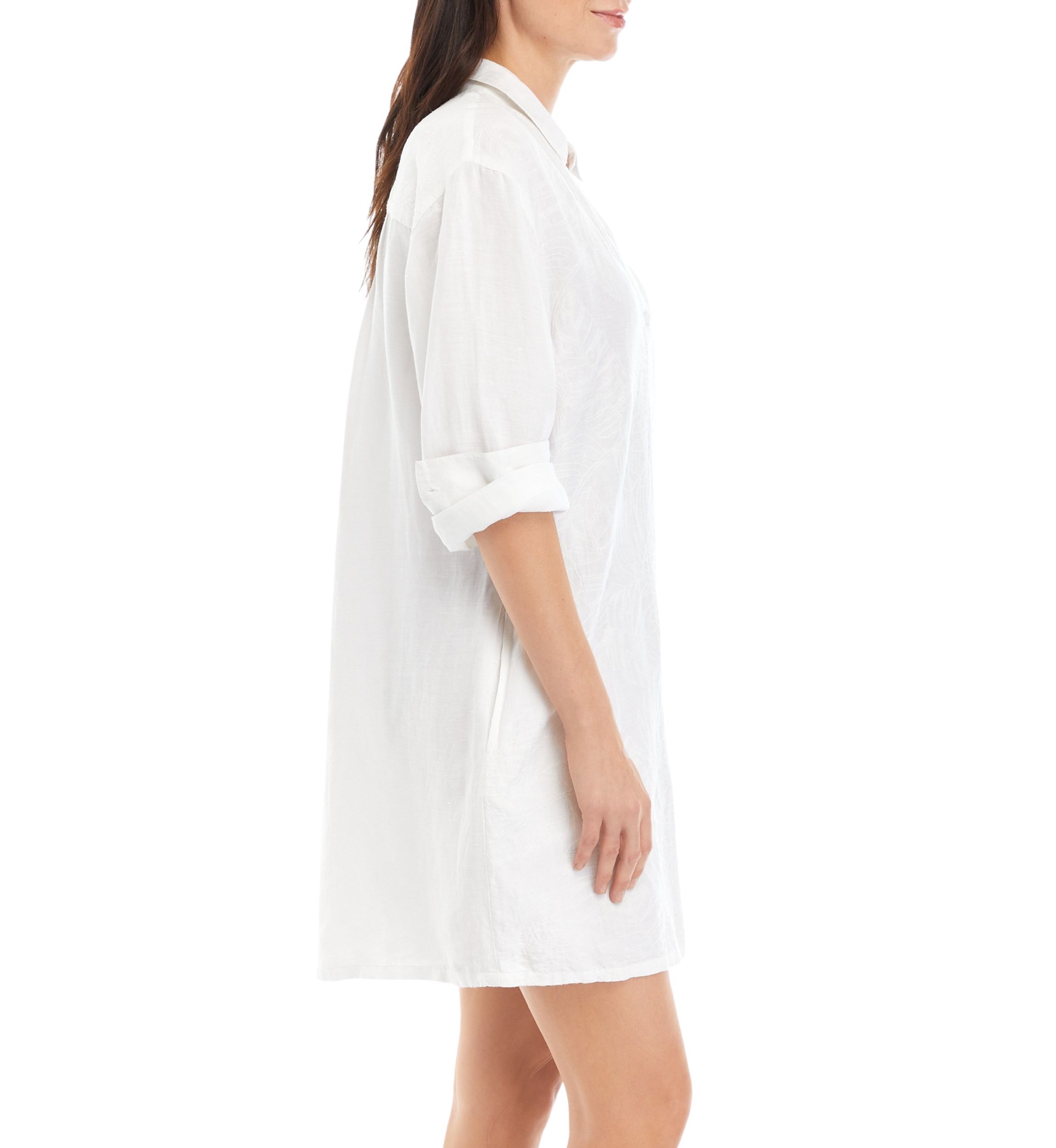 Boyfriend Shirt Swim Cover Up 