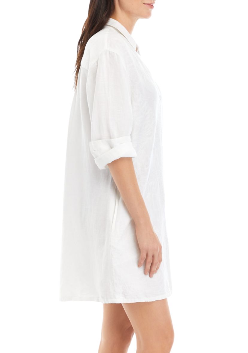 Boyfriend Shirt Swim Cover Up 