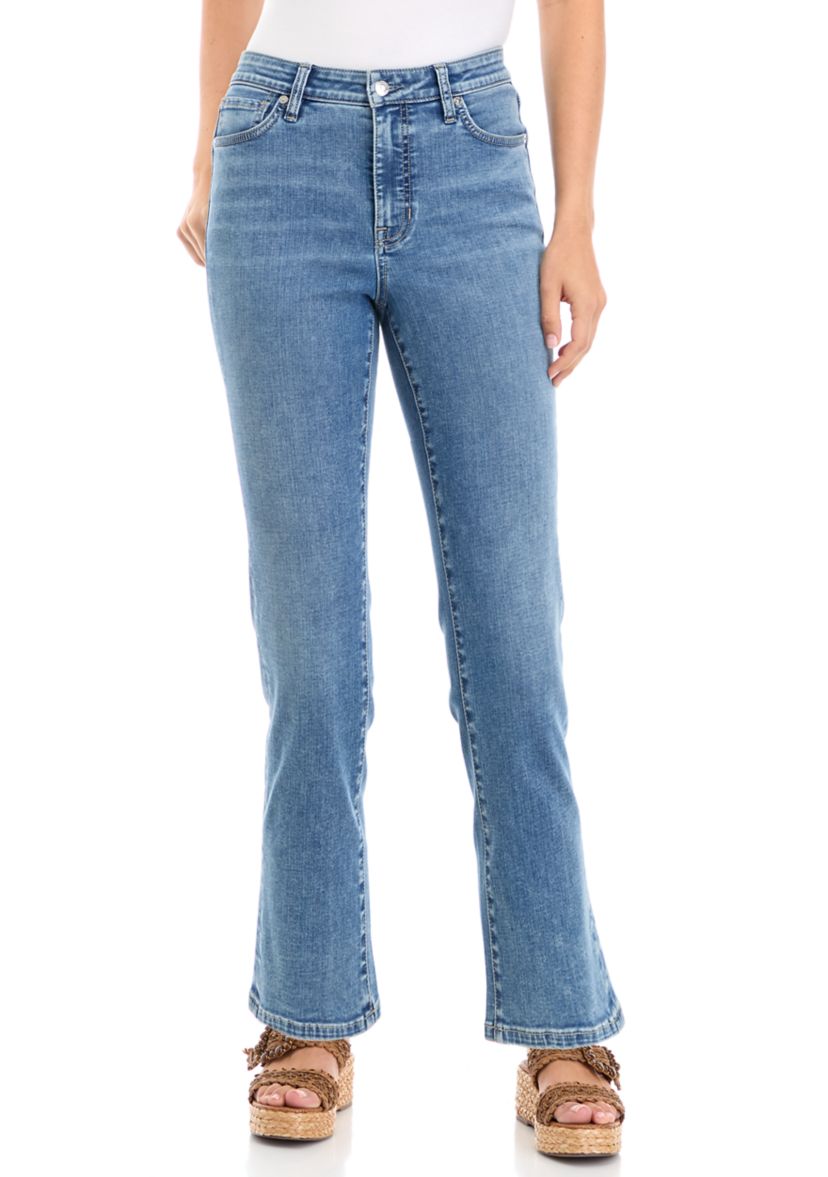 Womens Mid Rise Bootcut Jeans