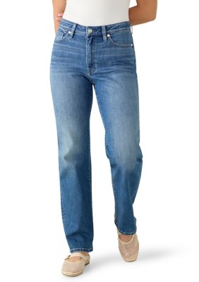 Tommy Bahama Women's Mid Rise Relaxed Straight Jeans, 16