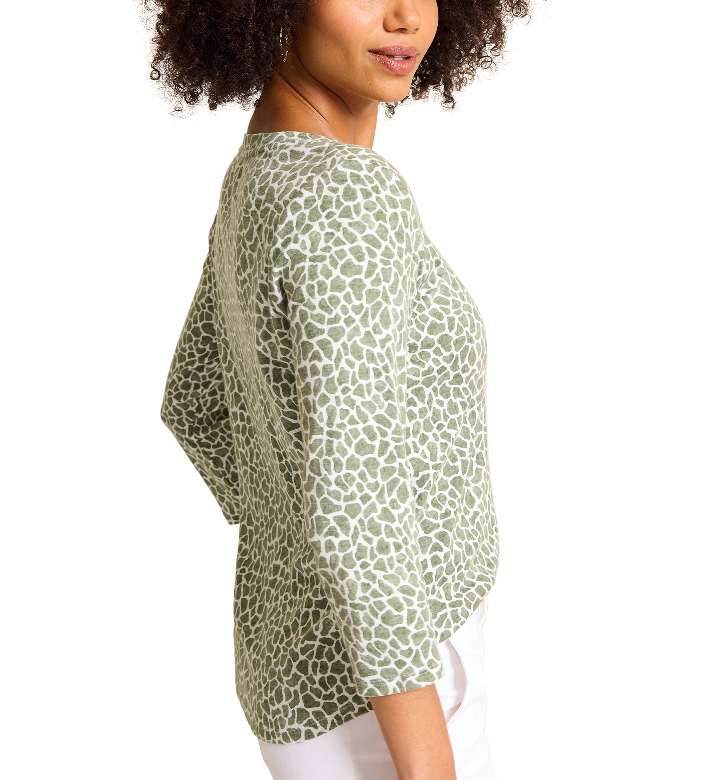 Womens Ashby Isles Safari Spots T-Shirt 