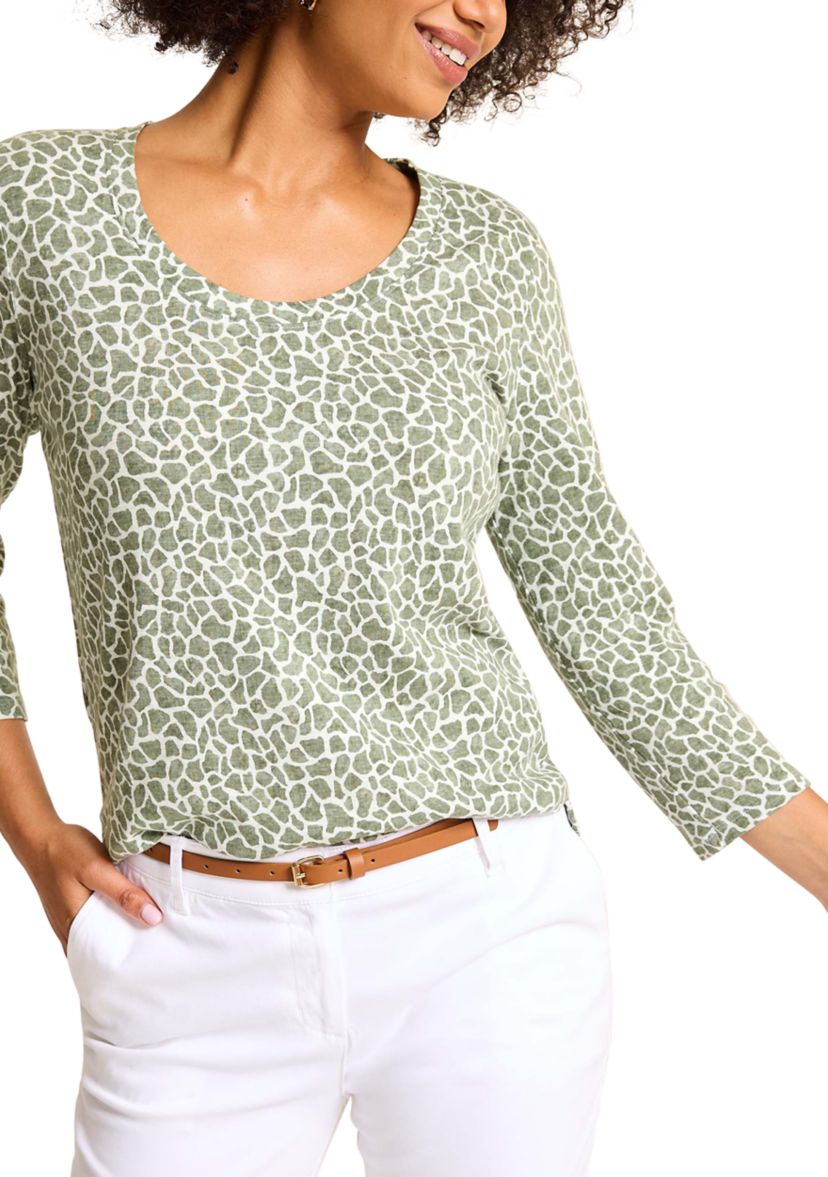 Womens Ashby Isles Safari Spots T-Shirt 