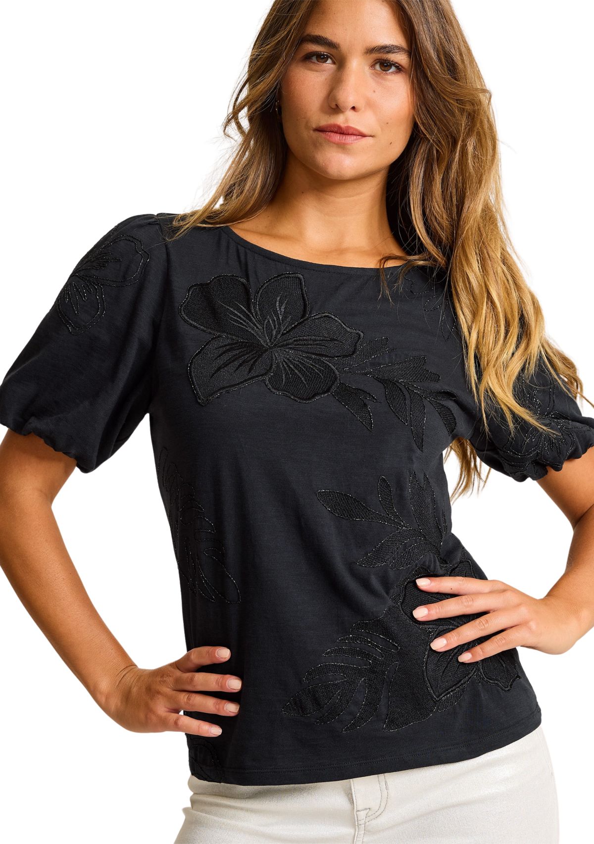 Womens Heritage Hibiscus Lux T-Shirt