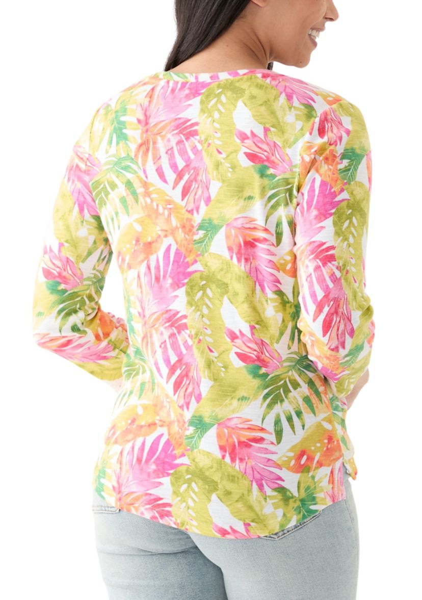 Womens Ashby Isles Tropicana Printed T-Shirt