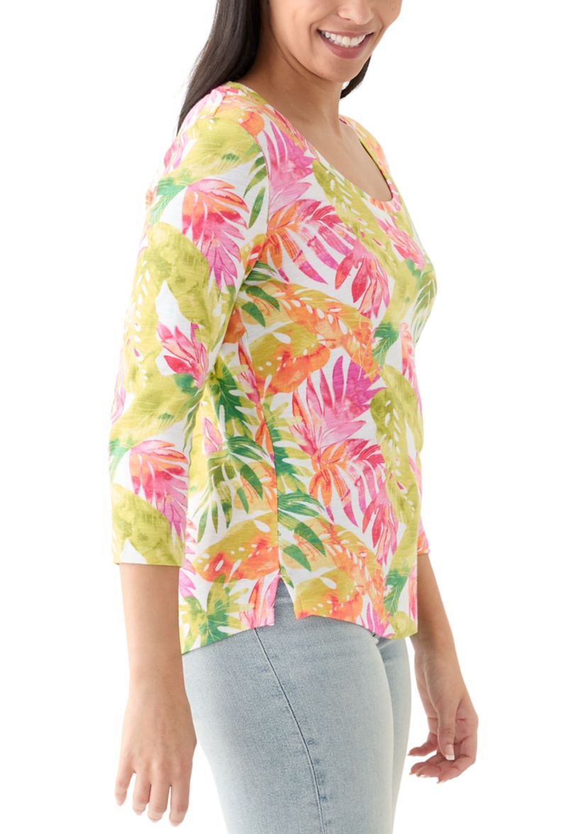 Womens Ashby Isles Tropicana Printed T-Shirt
