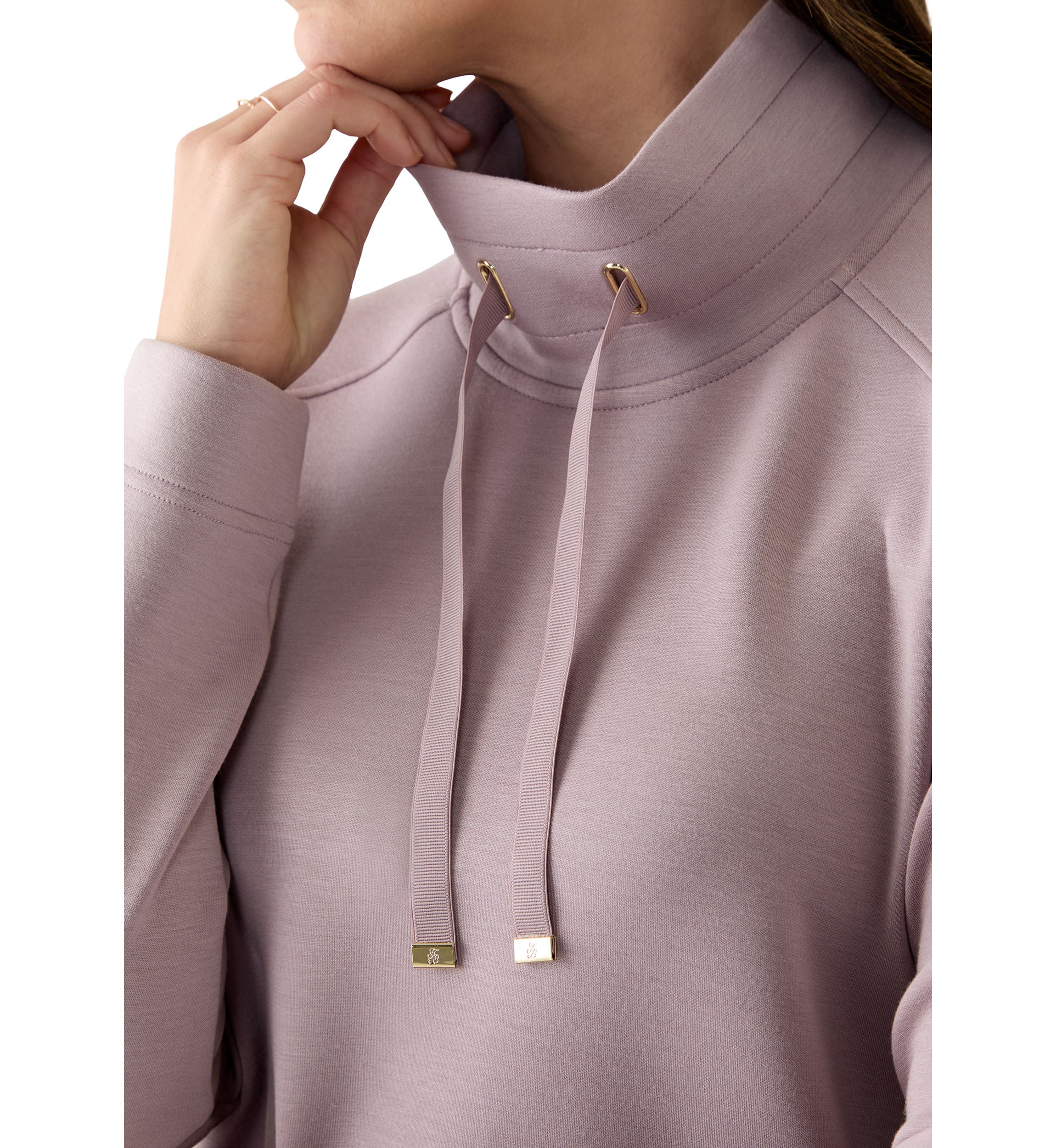 Womens Palm Voyage Funnel Neck Sweatshirt