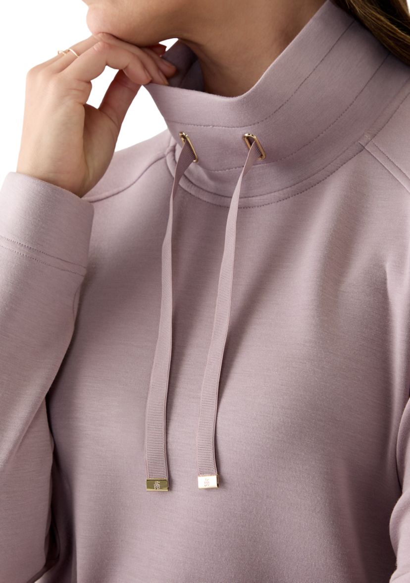Womens Palm Voyage Funnel Neck Sweatshirt