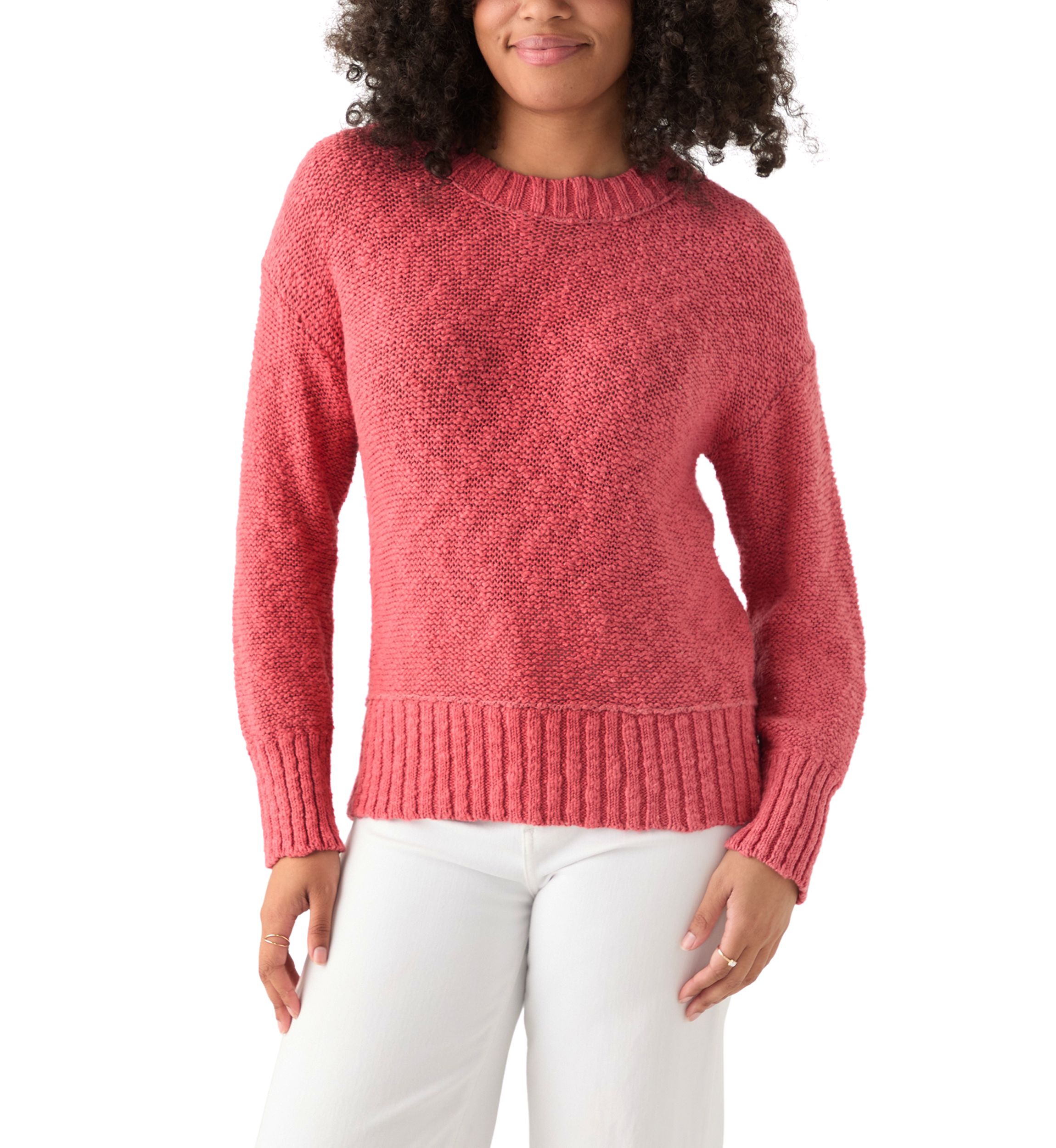 Womens Bayshore Cotton Crew Sweater