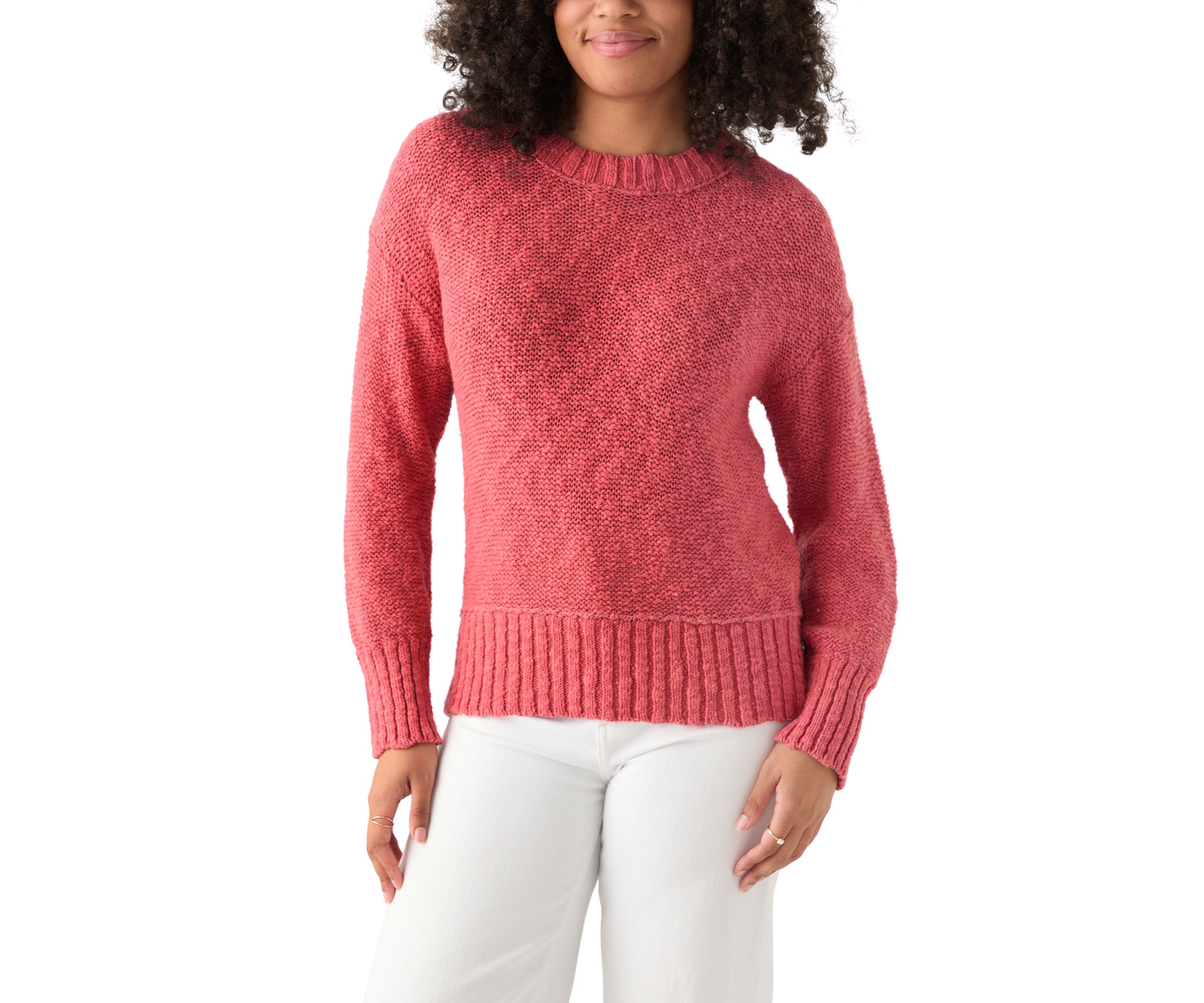Womens Bayshore Cotton Crew Sweater