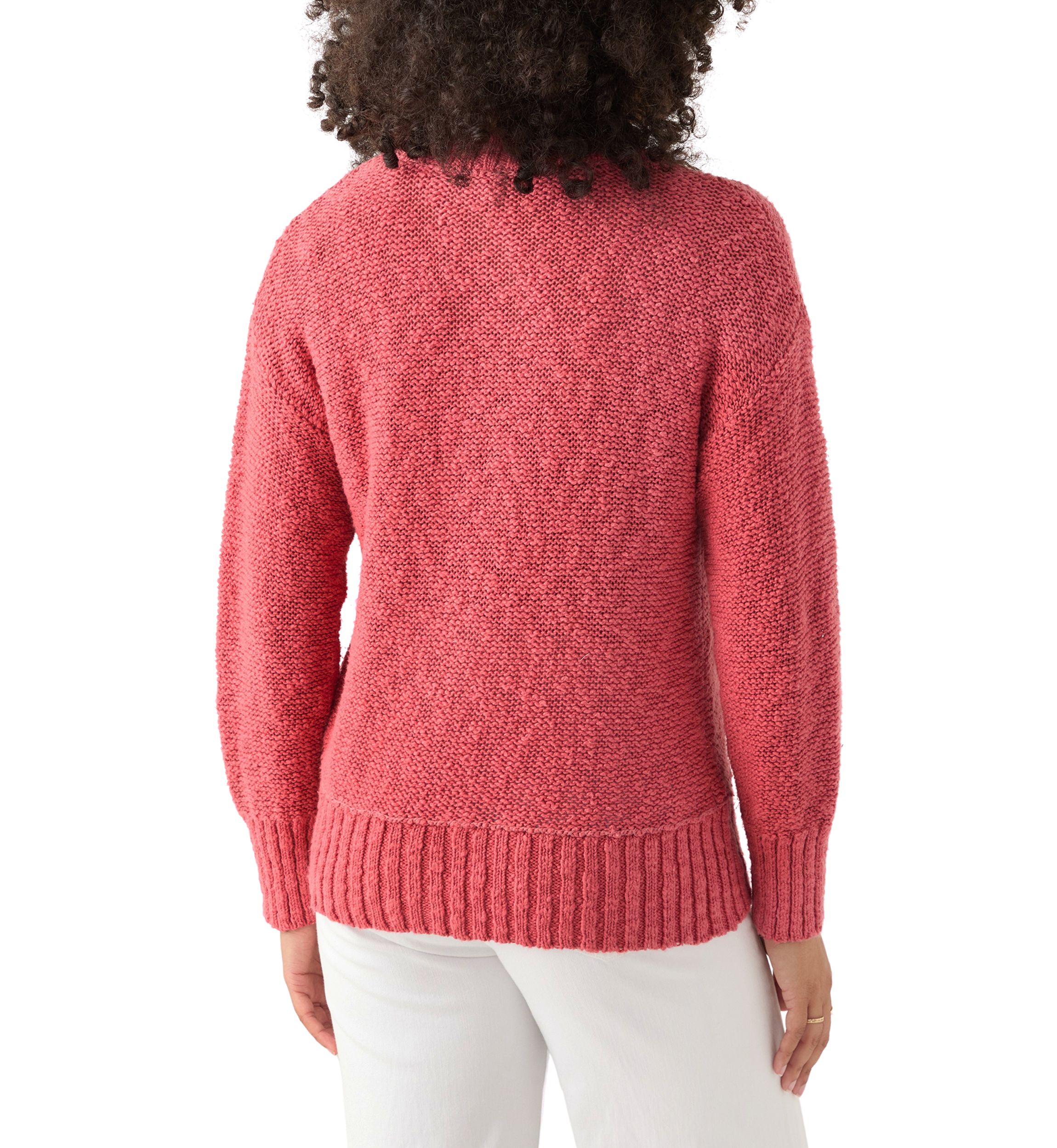 Womens Bayshore Cotton Crew Sweater