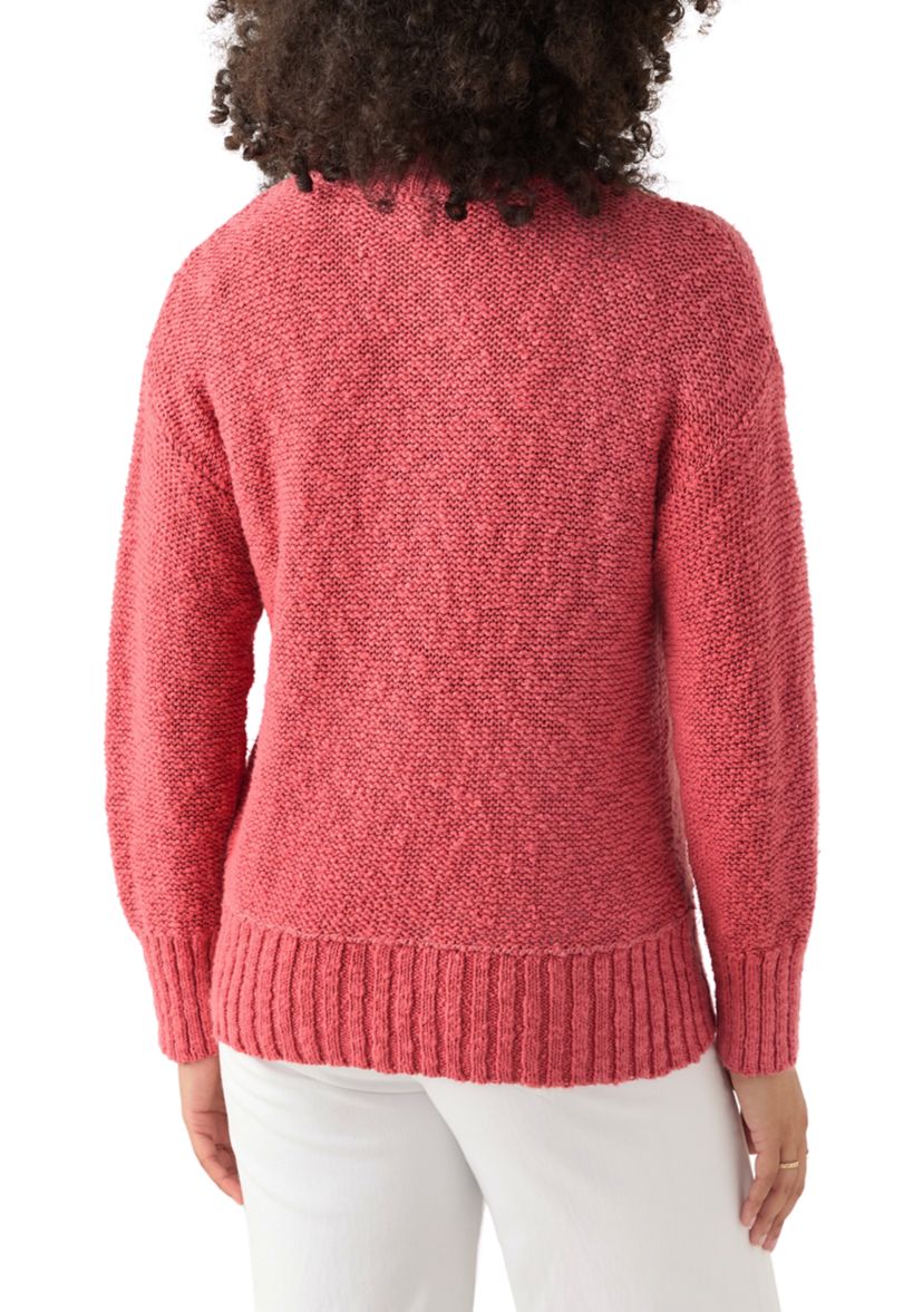 Womens Bayshore Cotton Crew Sweater