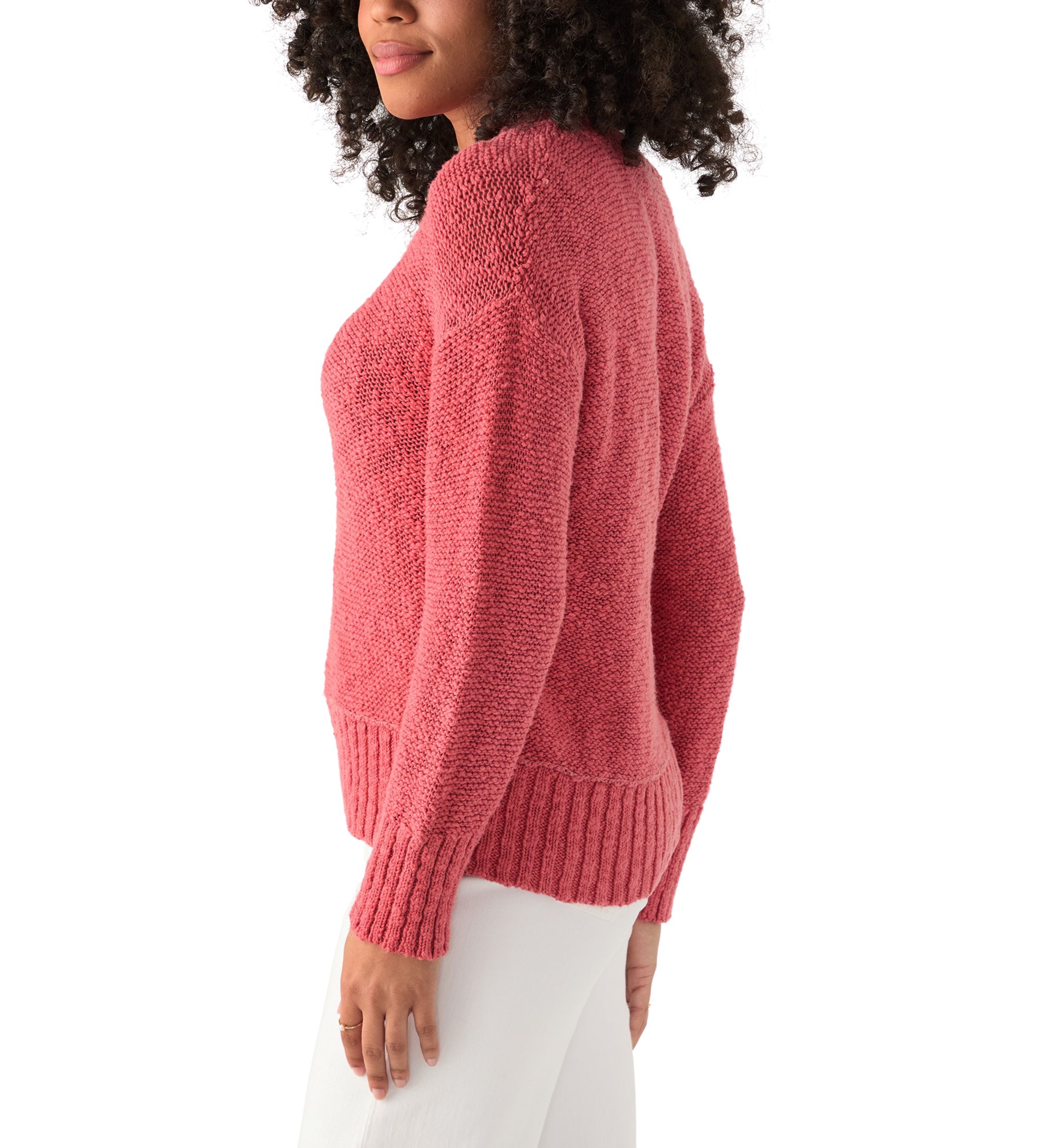 Womens Bayshore Cotton Crew Sweater