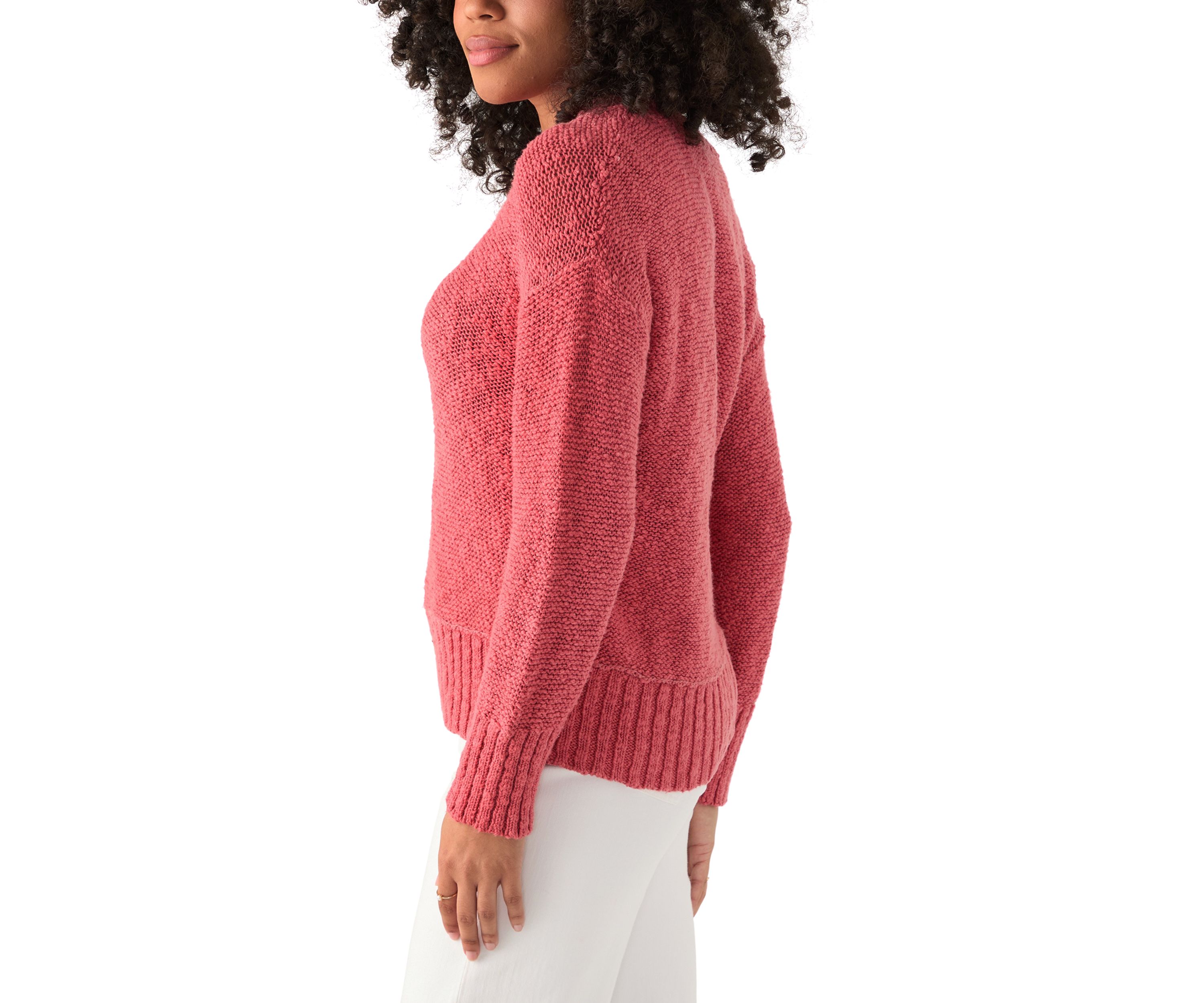 Womens Bayshore Cotton Crew Sweater