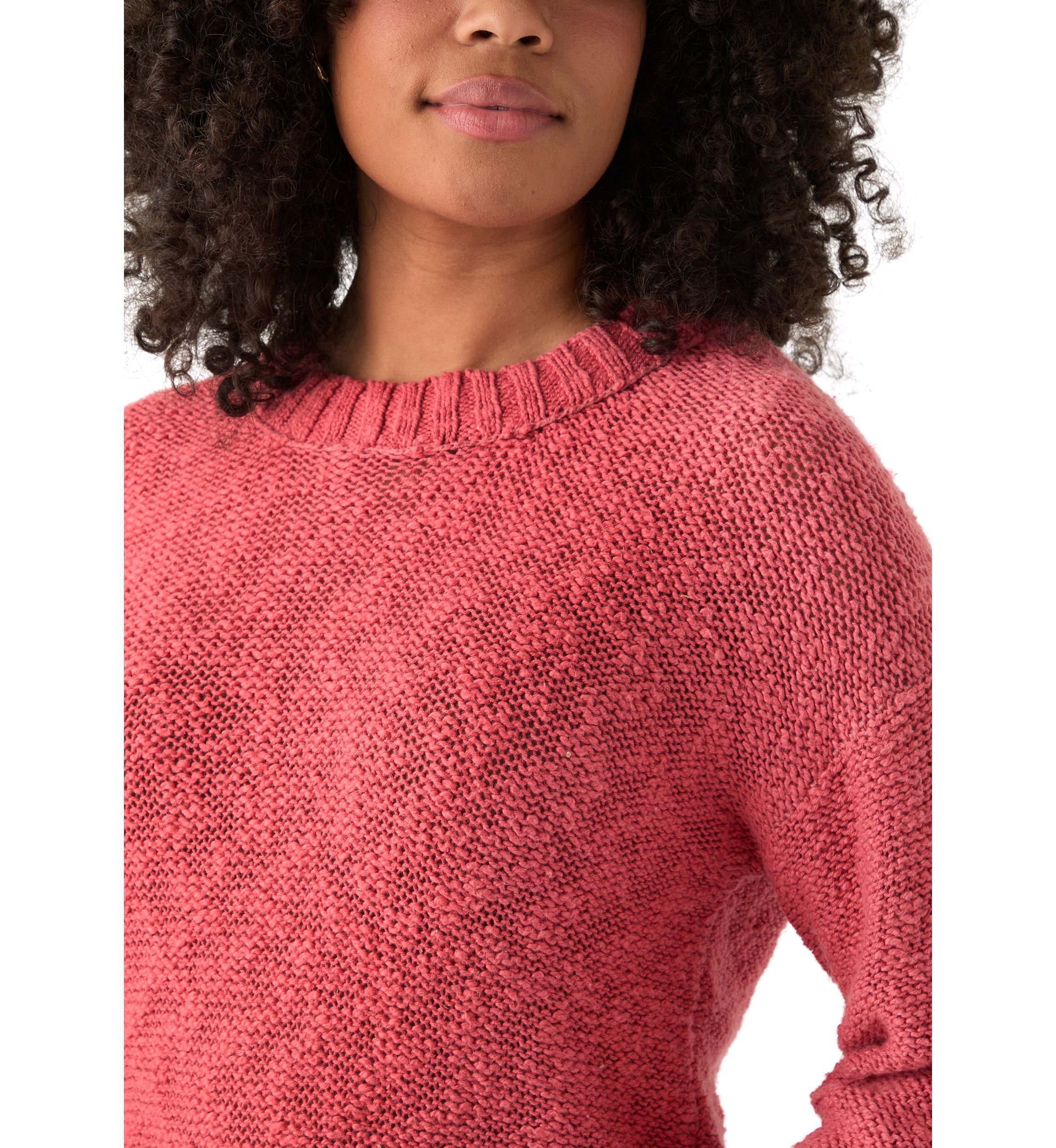 Womens Bayshore Cotton Crew Sweater