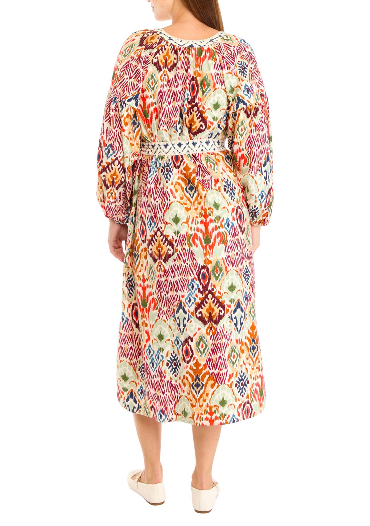 Womens Vista Cove Long Sleeve Midi Dress