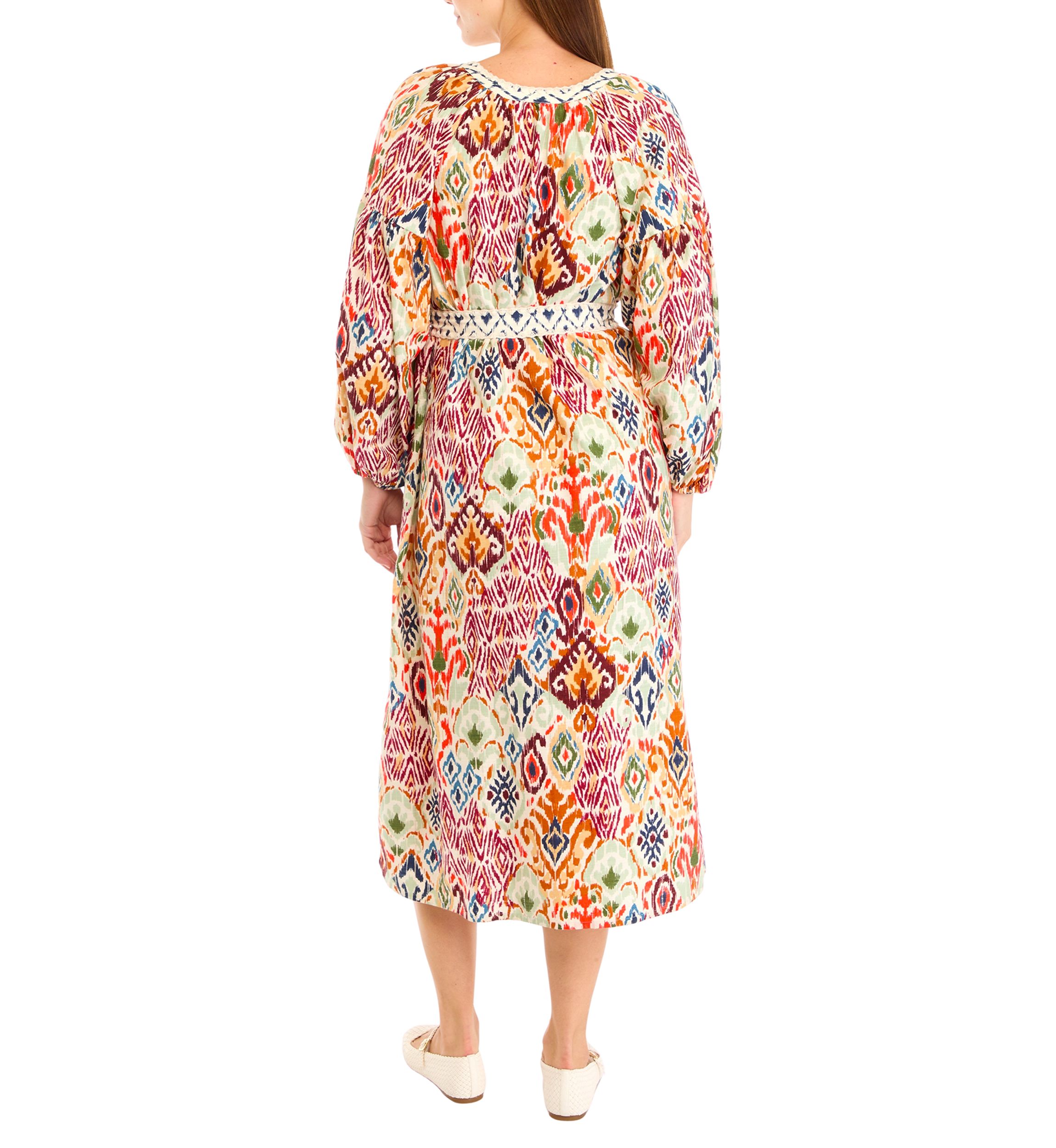 Womens Vista Cove Long Sleeve Midi Dress