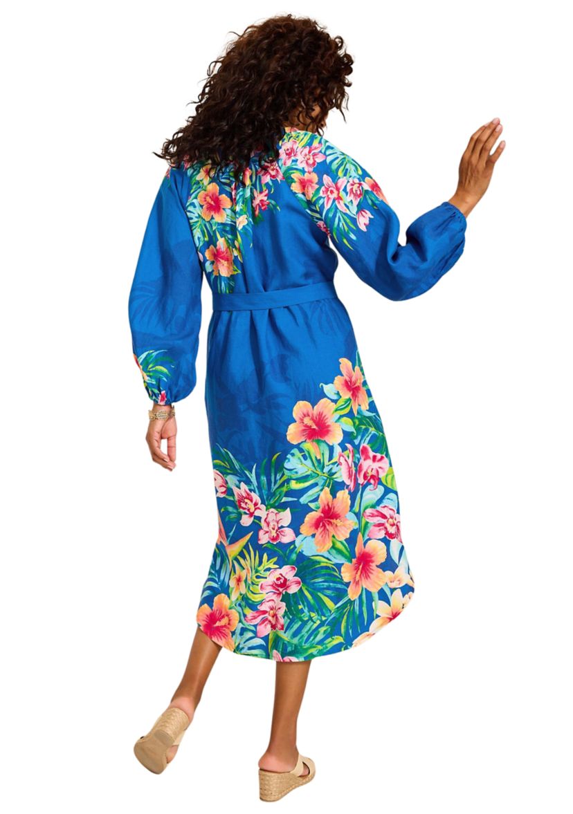 Womens Tropiflore Midi Dress