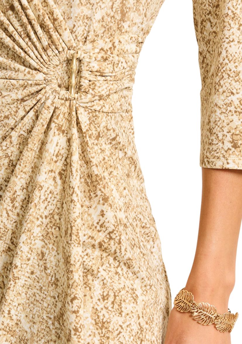 Womens Clara Playa Python Short Dress