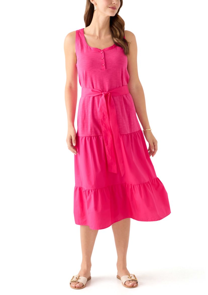 Womens Sunrise Shores Midi Sundress
