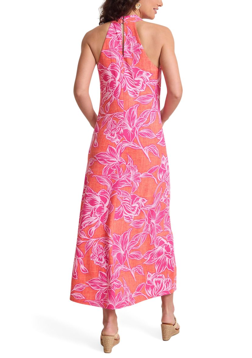 Womens Paradiso Petals Halter Maxi Dress