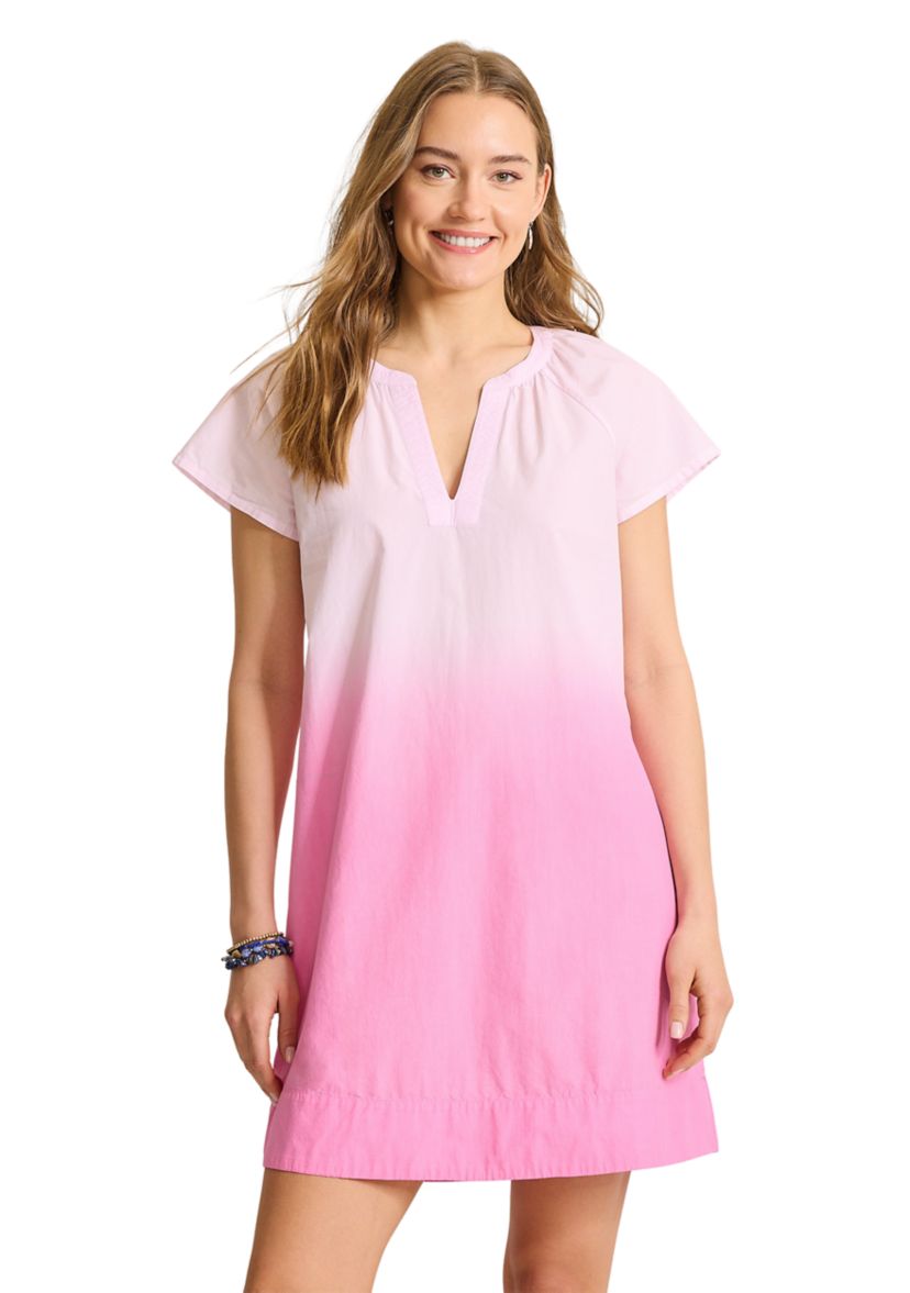 Womens Sunray Ombré Short Dress