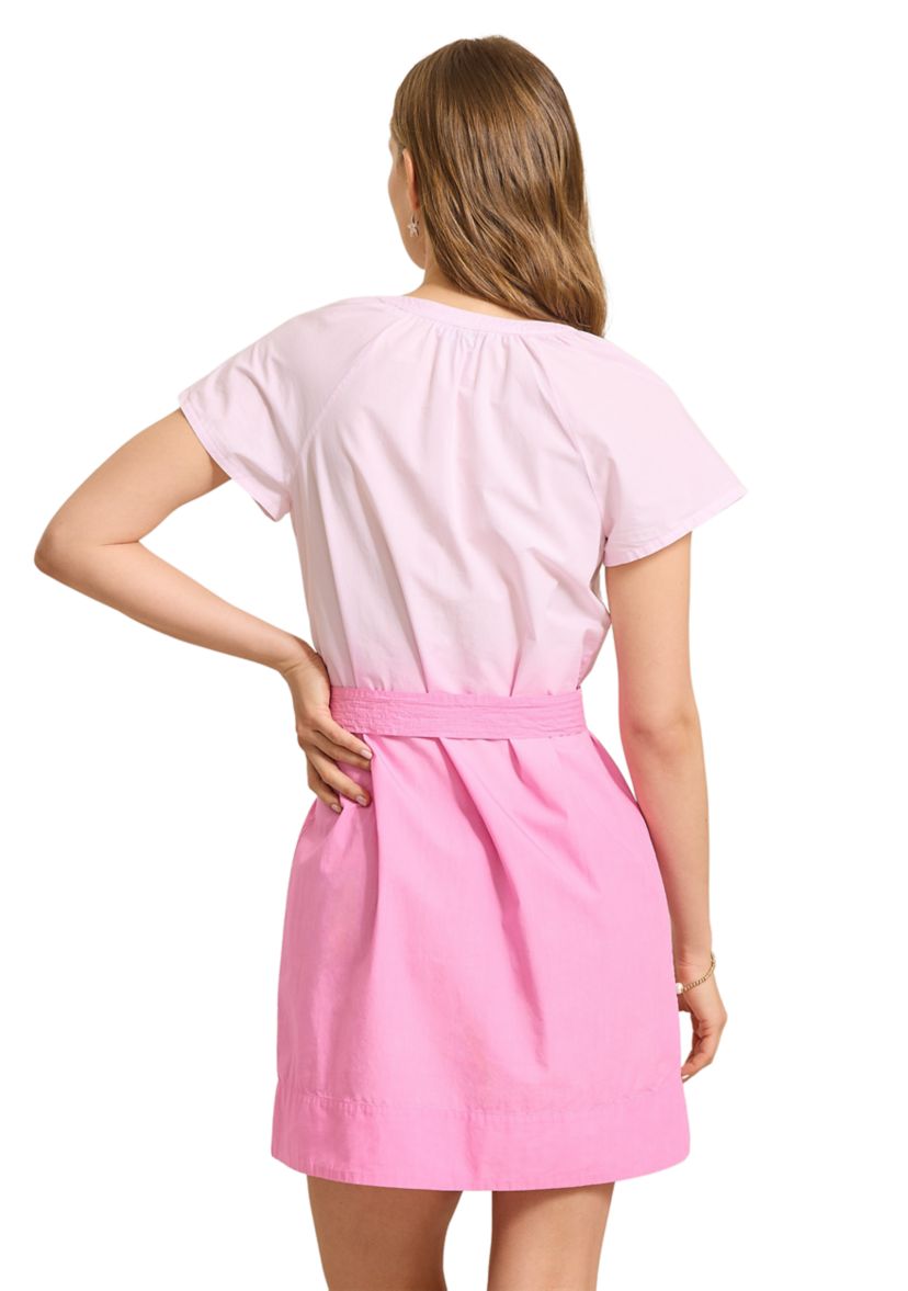 Womens Sunray Ombré Short Dress