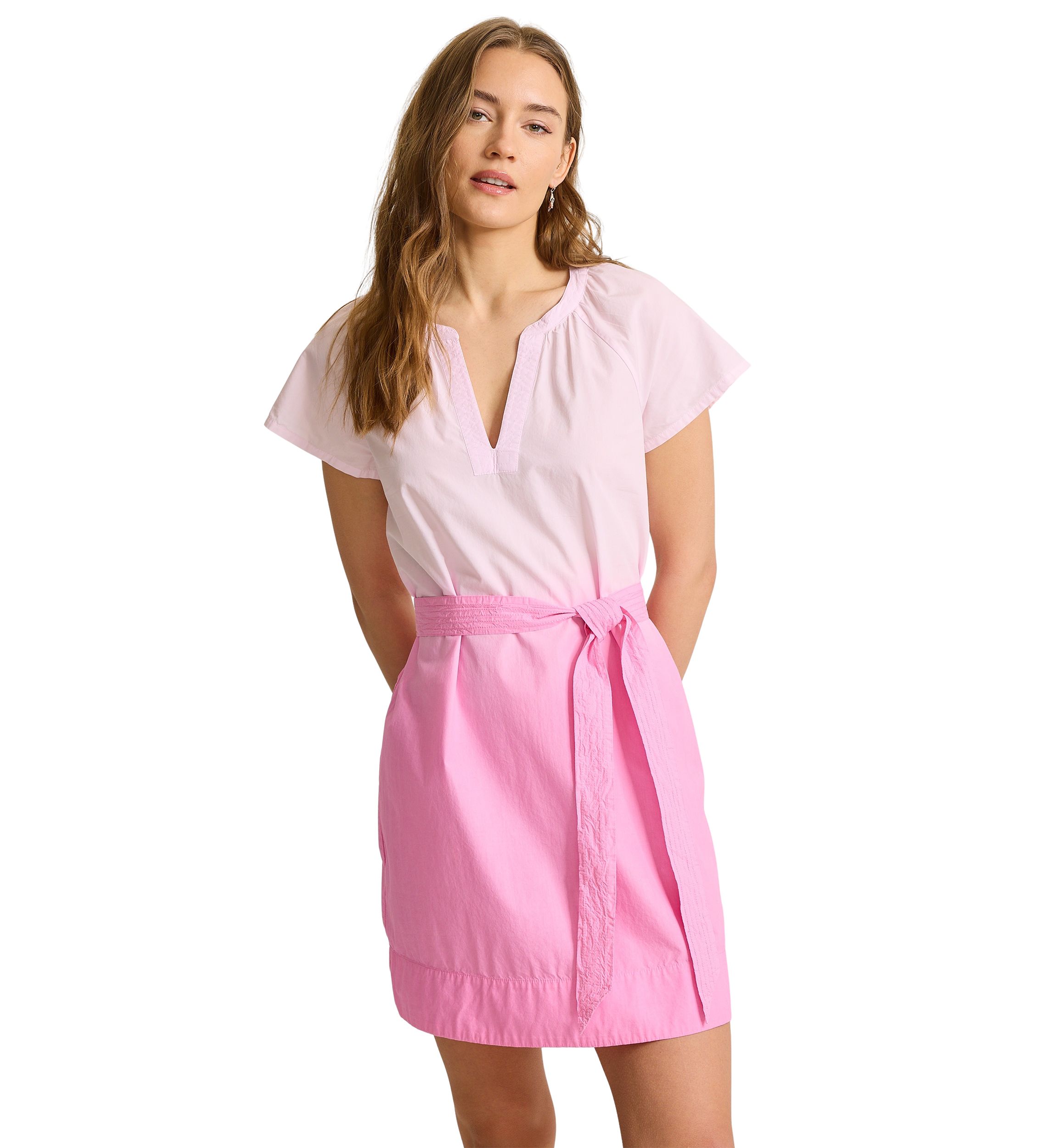 Womens Sunray Ombré Short Dress