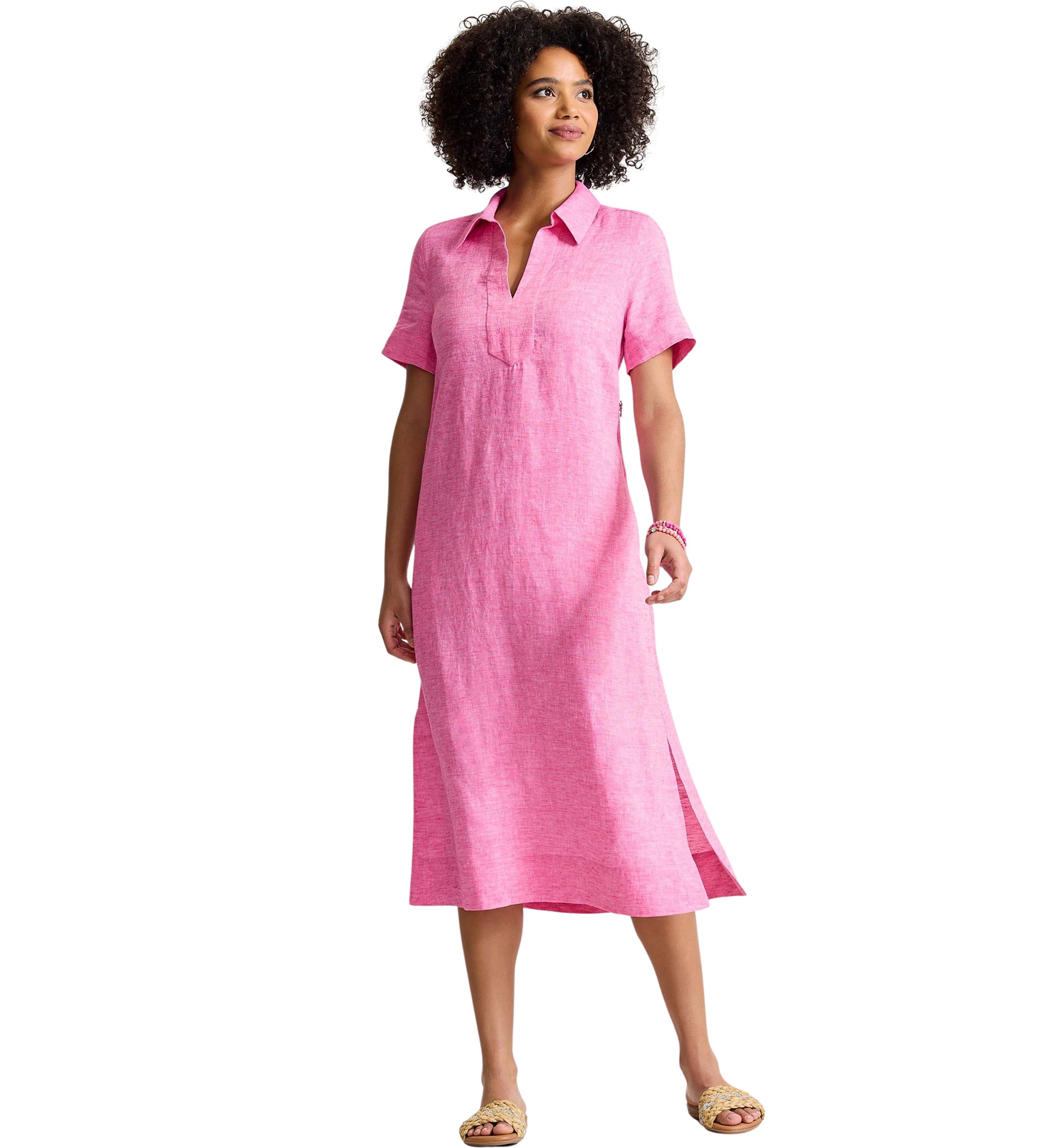 Womens Coastalina Popover Midi Dress
