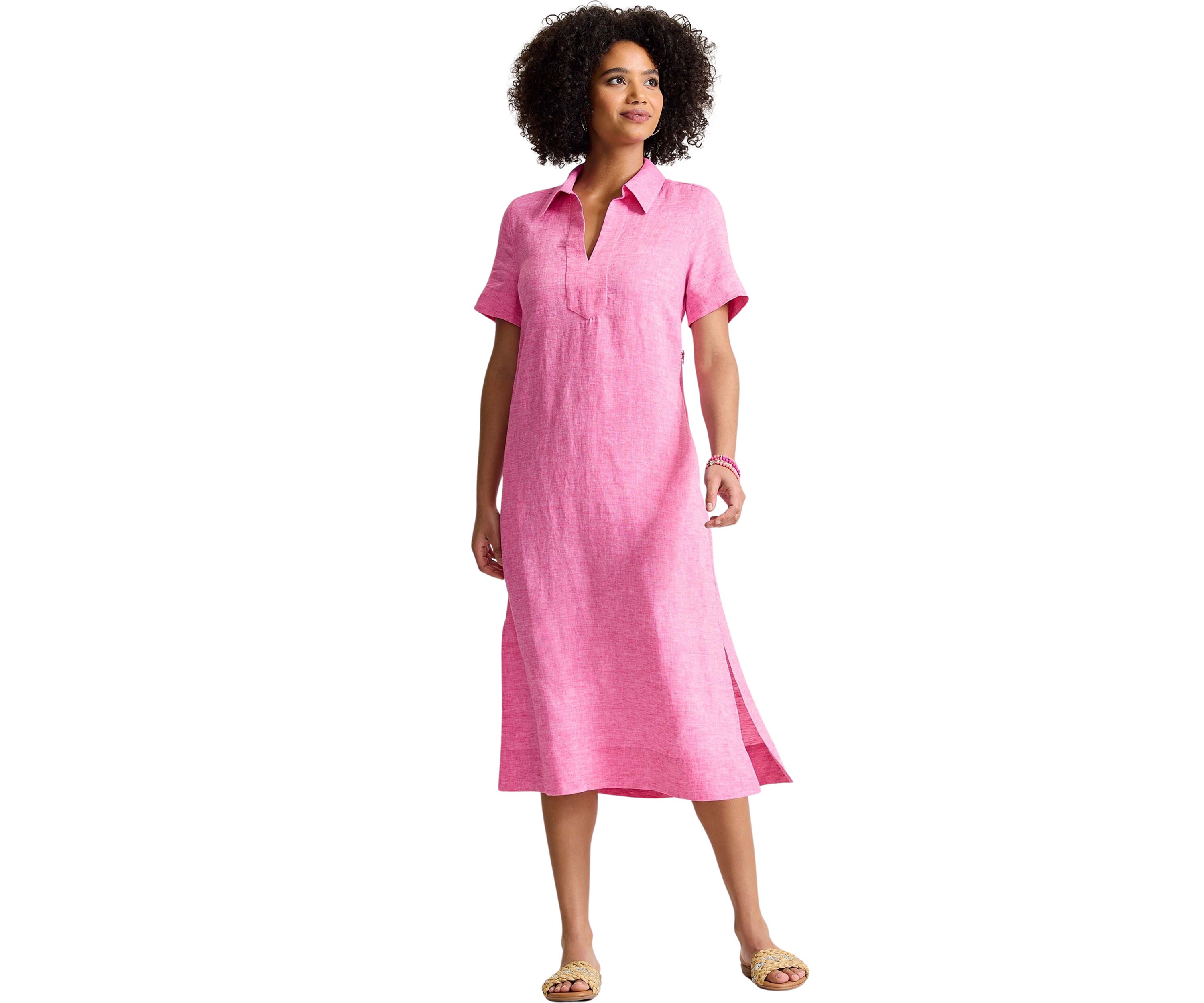 Womens Coastalina Popover Midi Dress