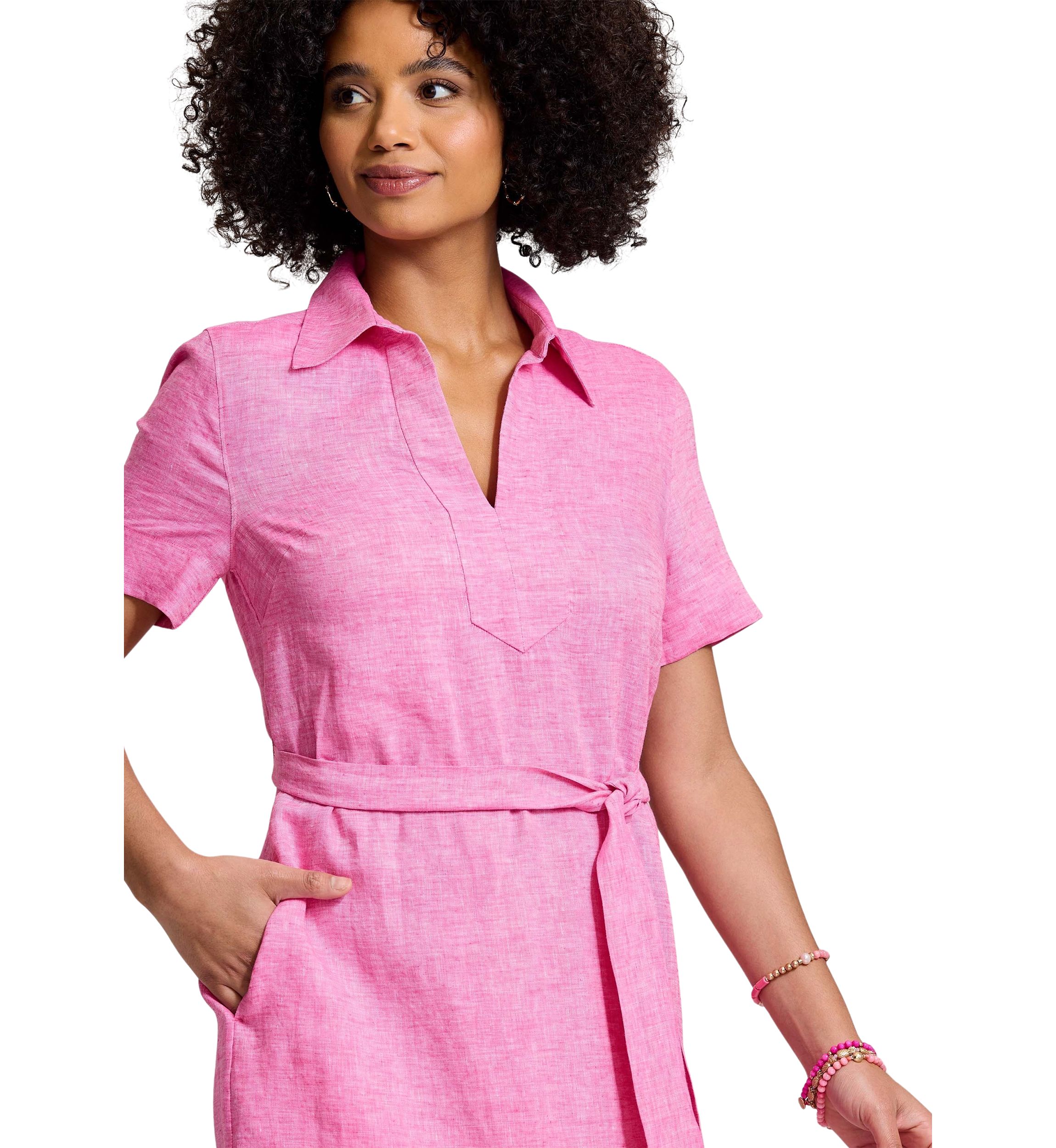 Womens Coastalina Popover Midi Dress